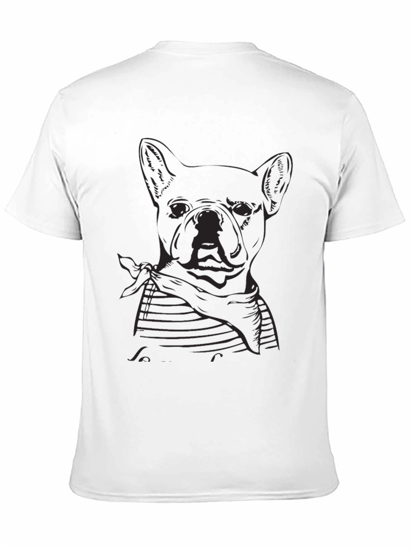 French Bulldog Graphic Tee - Stylish Black T-Shirt