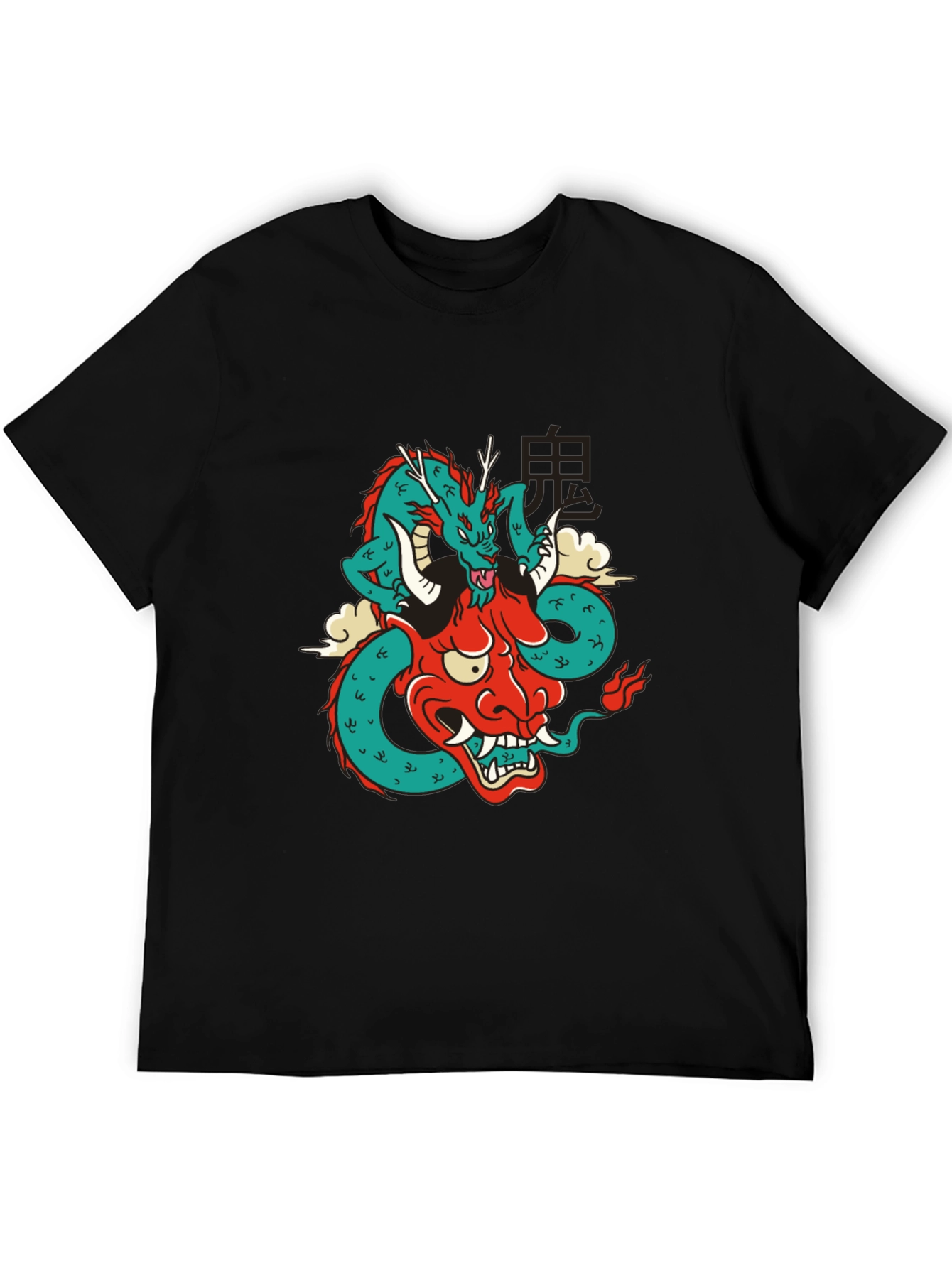 Dragon Oni T-Shirt - Japanese Mythical Design