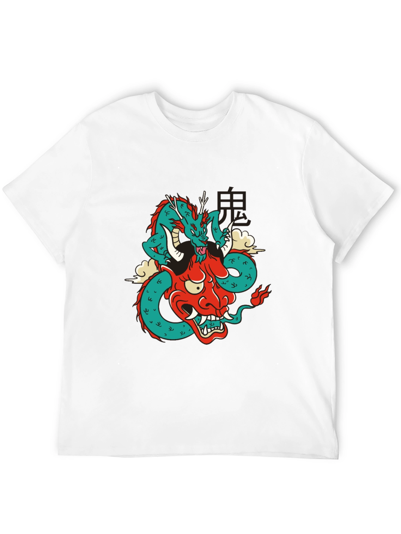 Dragon Oni T-Shirt - Japanese Mythical Design