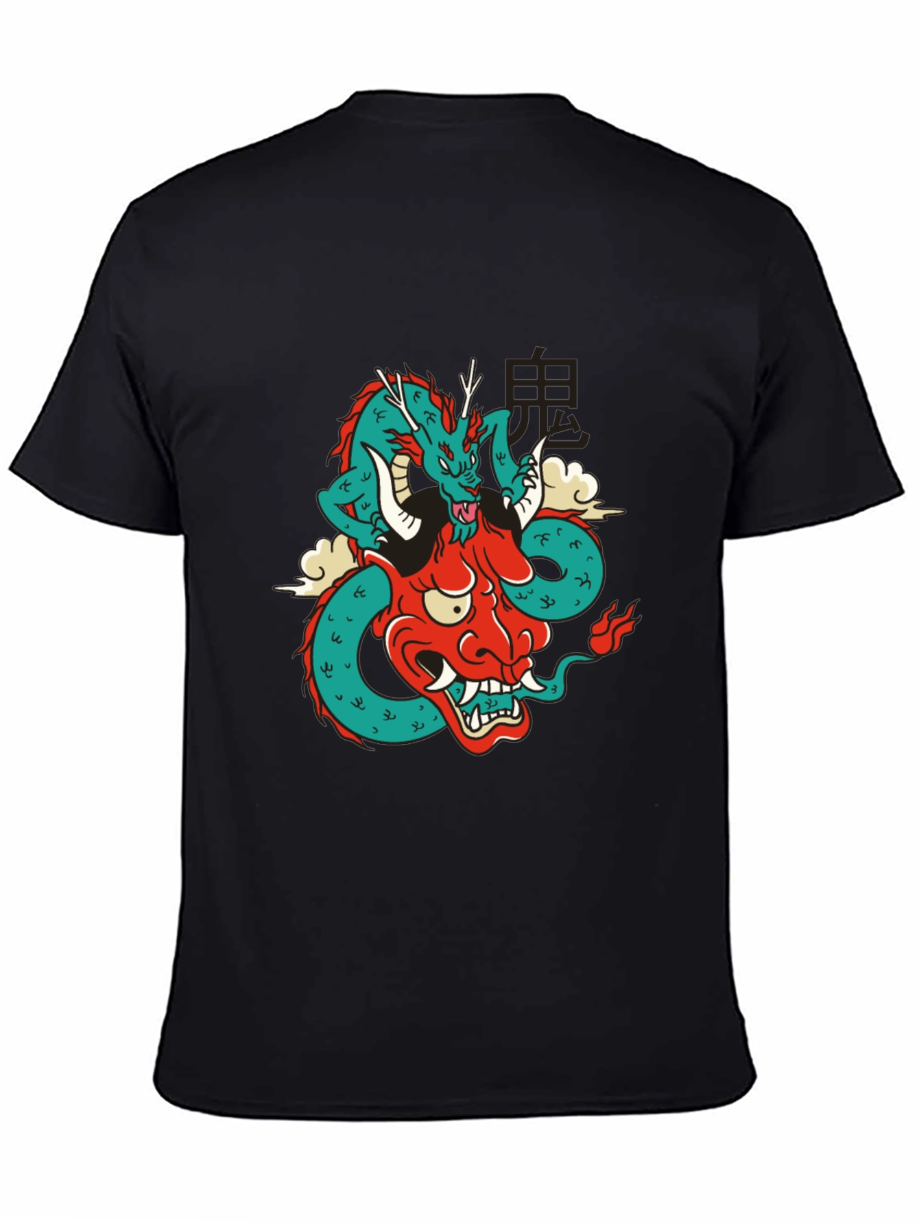 Dragon Oni T-Shirt - Japanese Mythical Design