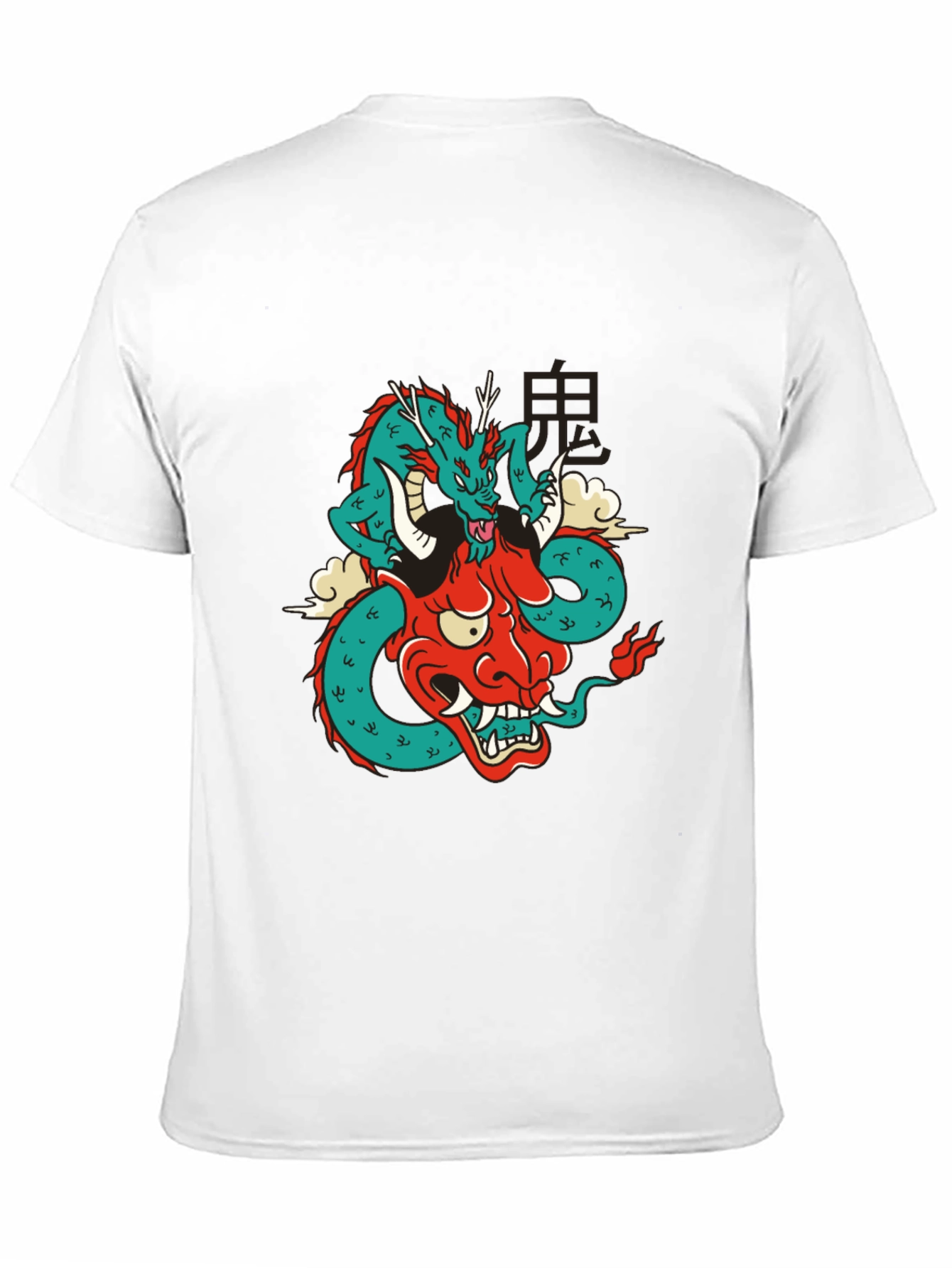 Dragon Oni T-Shirt - Japanese Mythical Design