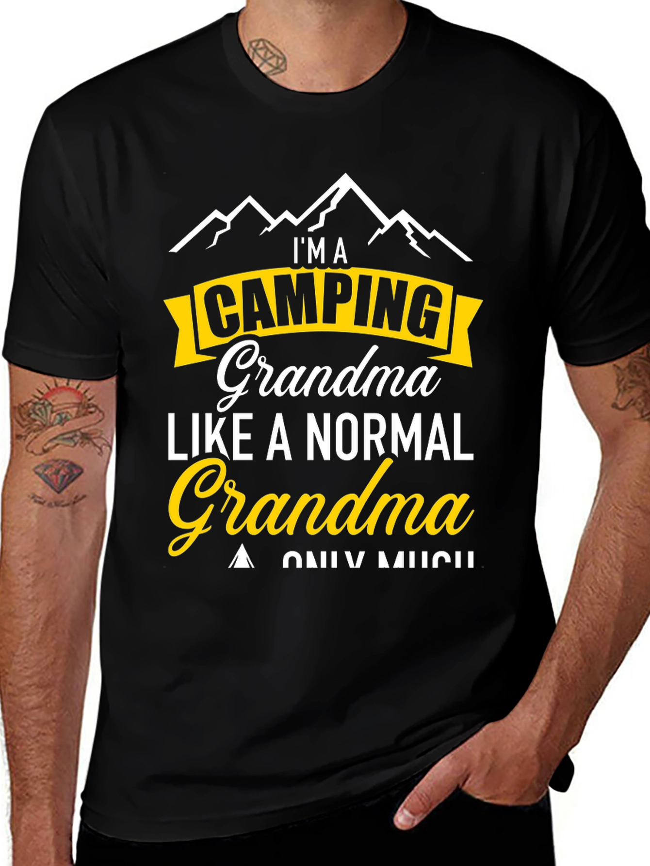 Camping Grandma T-Shirt - Outdoors Adventure