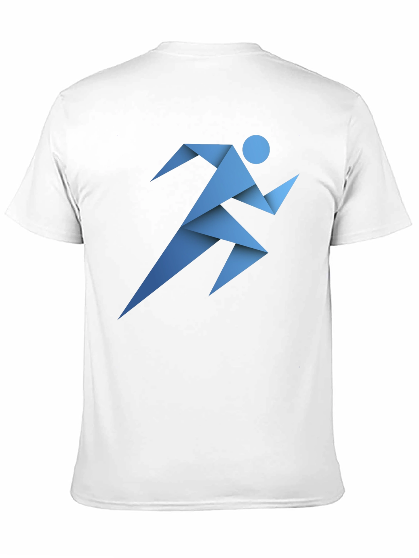 Geometric Runner Graphic Tee - Modern Activewear