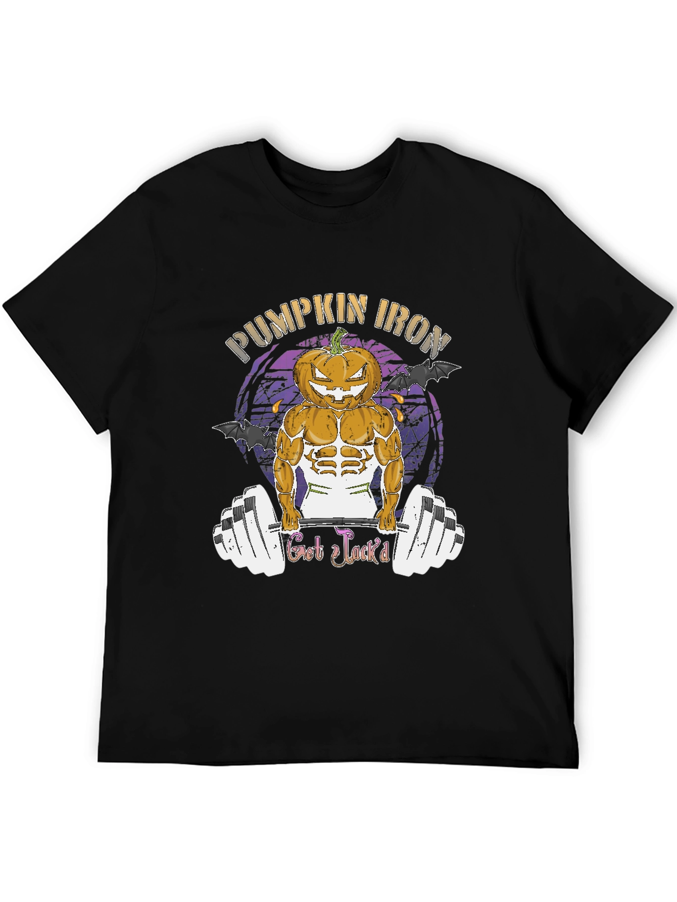 Pumpkin Iron - Halloween Gym T-Shirt
