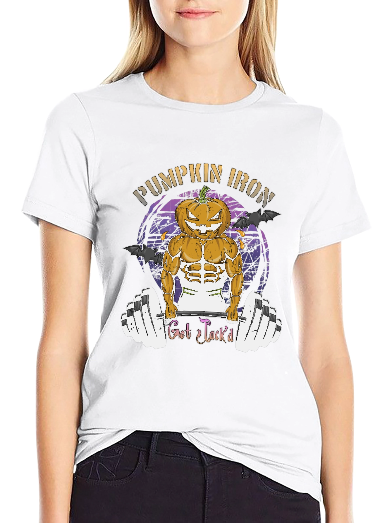 Pumpkin Iron - Halloween Gym T-Shirt