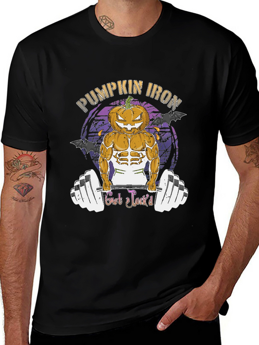 Pumpkin Iron - Halloween Gym T-Shirt