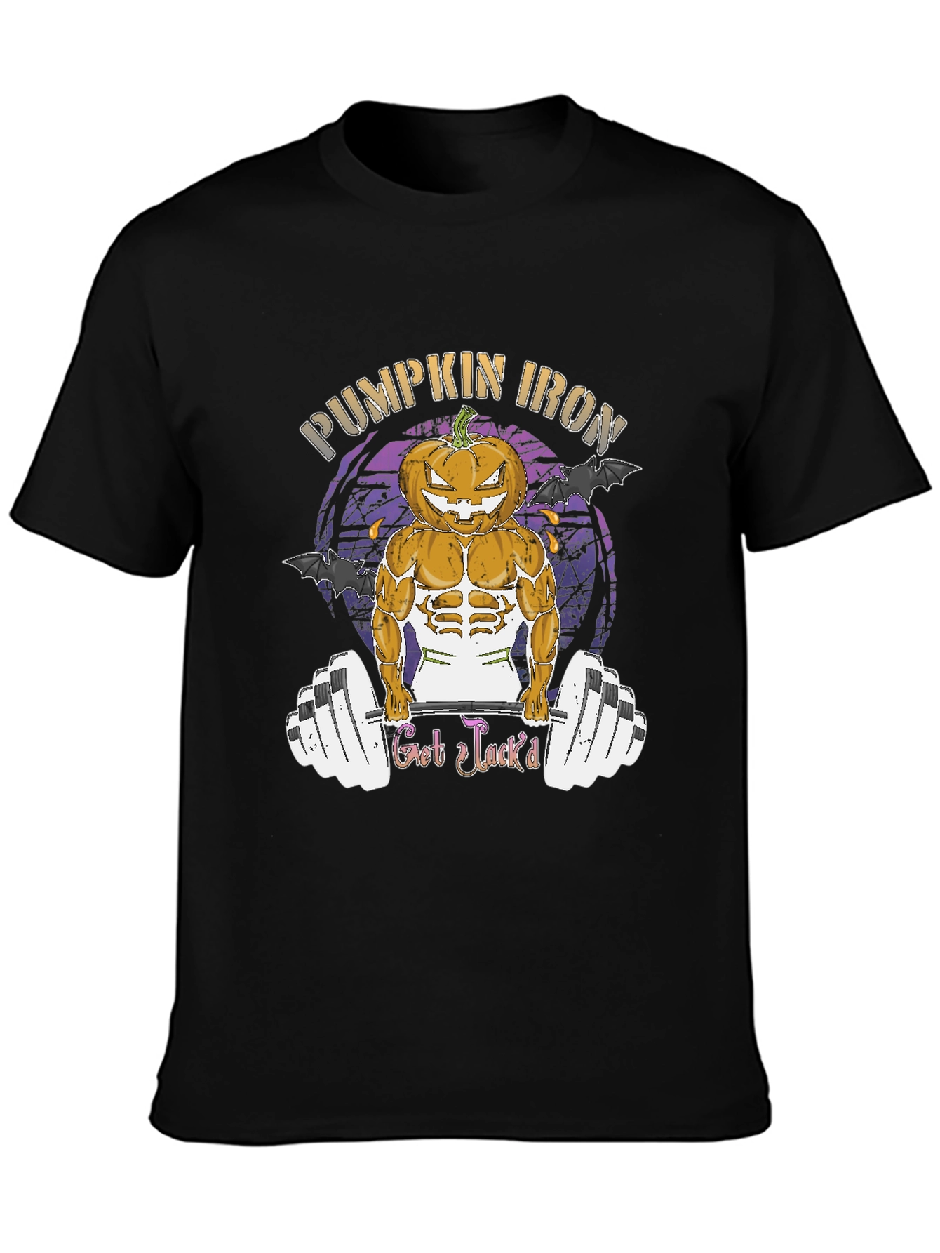 Pumpkin Iron - Halloween Gym T-Shirt
