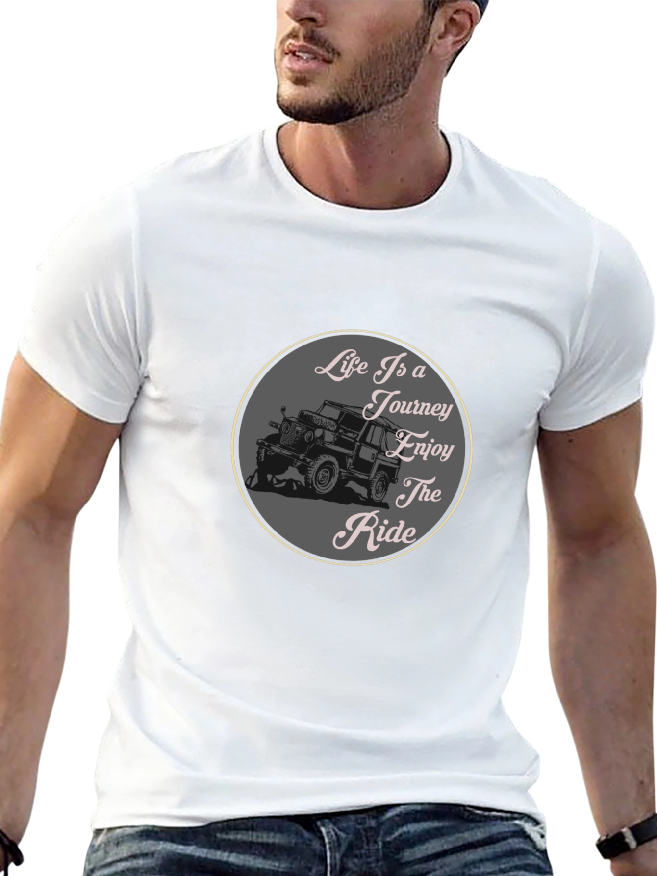 Life is a Journey Graphic Tee - Black