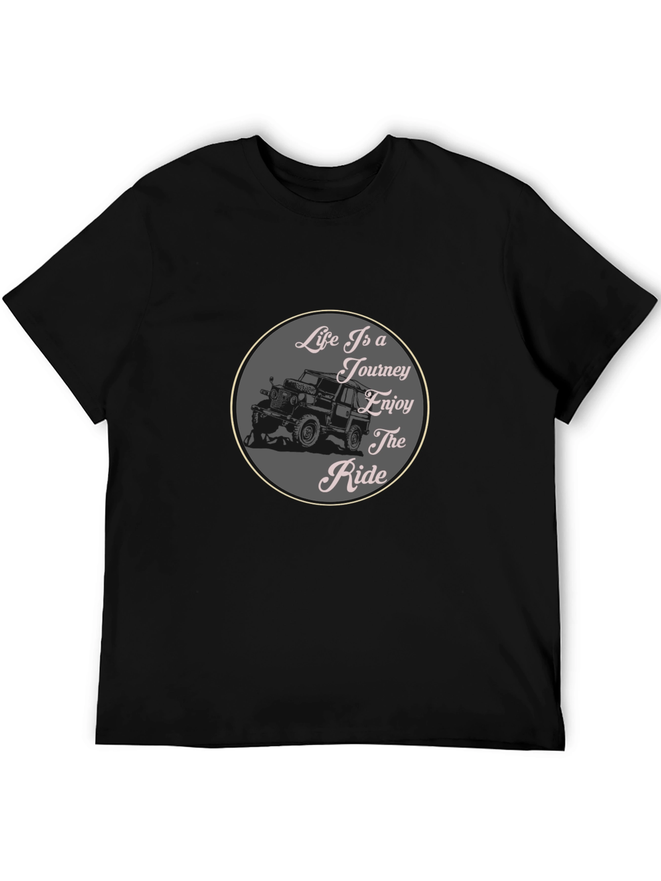 Life is a Journey Graphic Tee - Black