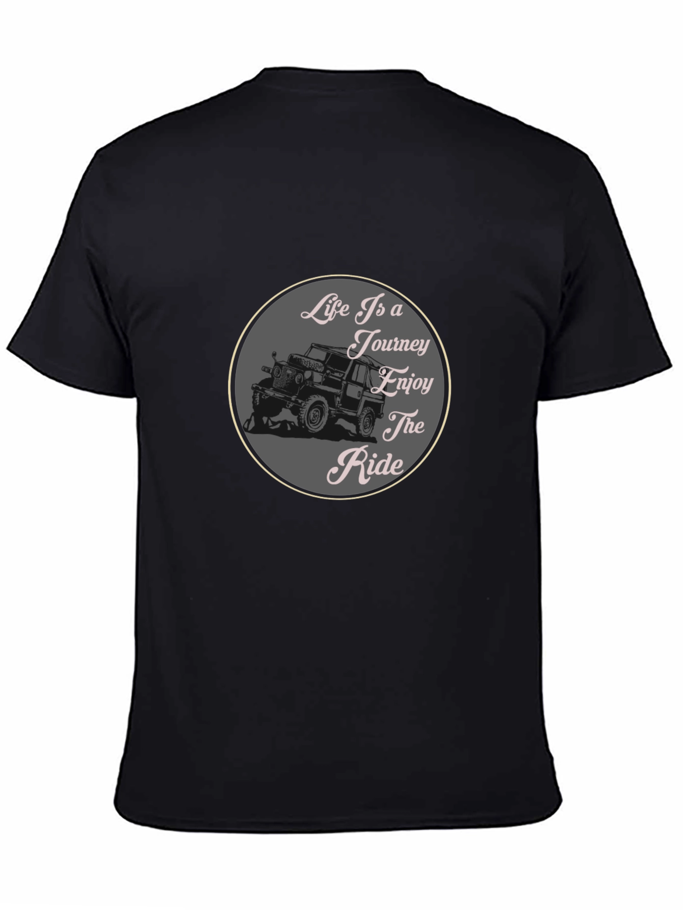 Life is a Journey Graphic Tee - Black