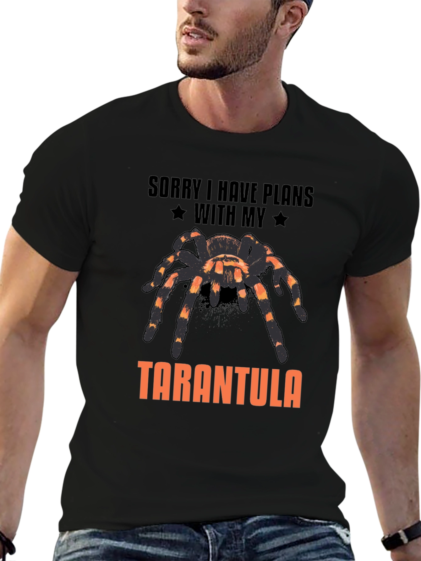Tarantula Graphic T-Shirt - Sorry I Have Plans