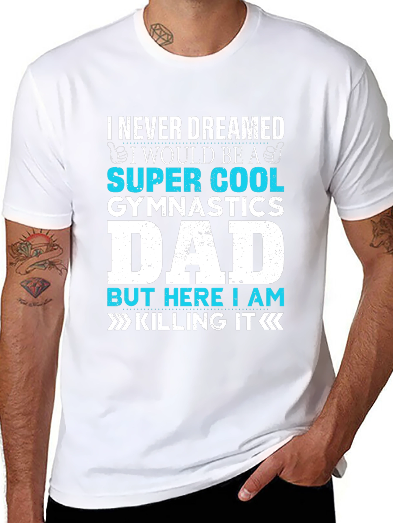 Super Cool Gymnastics Dad T-Shirt