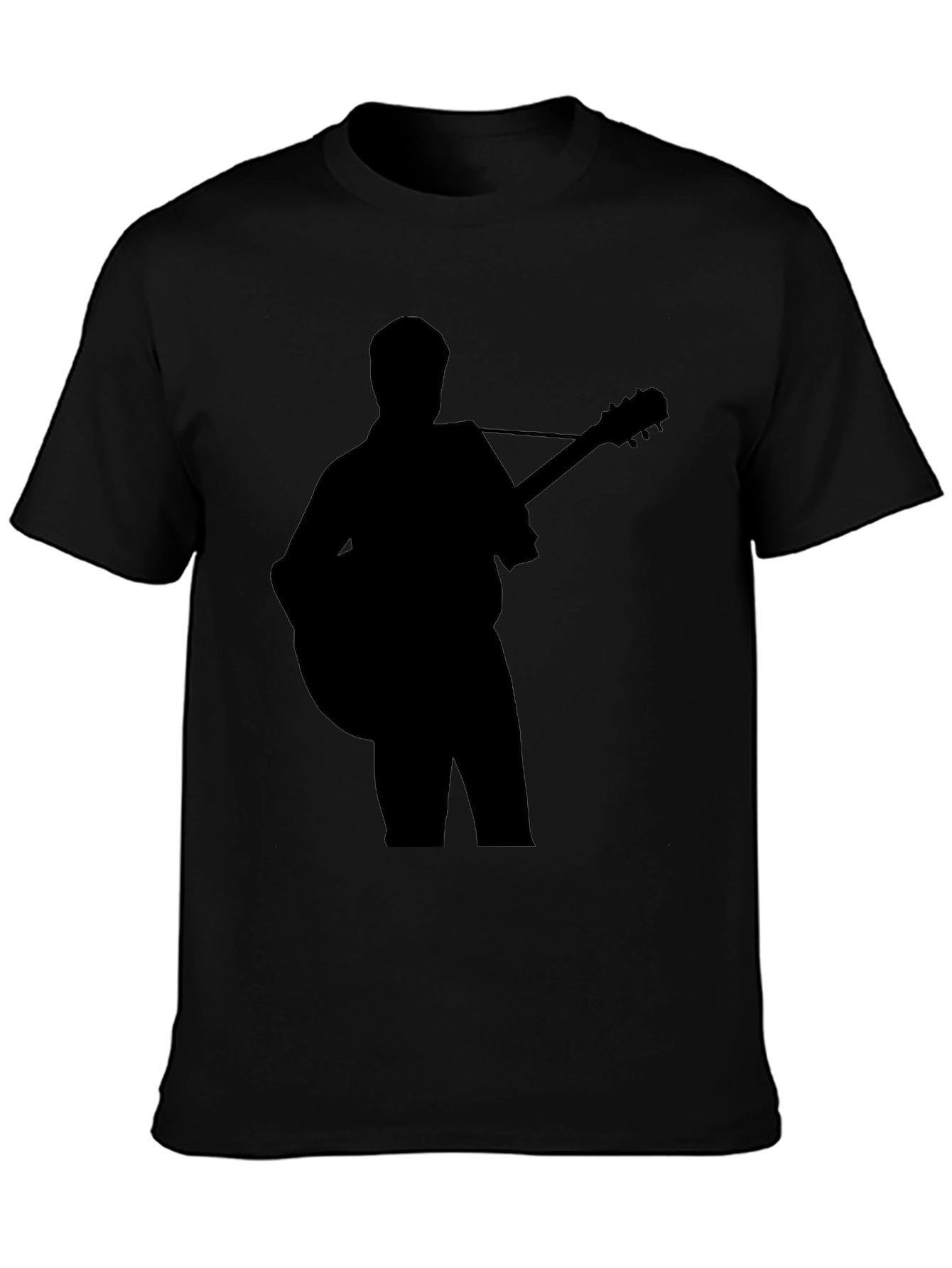 Guitar Player Silhouette Graphic T-Shirt