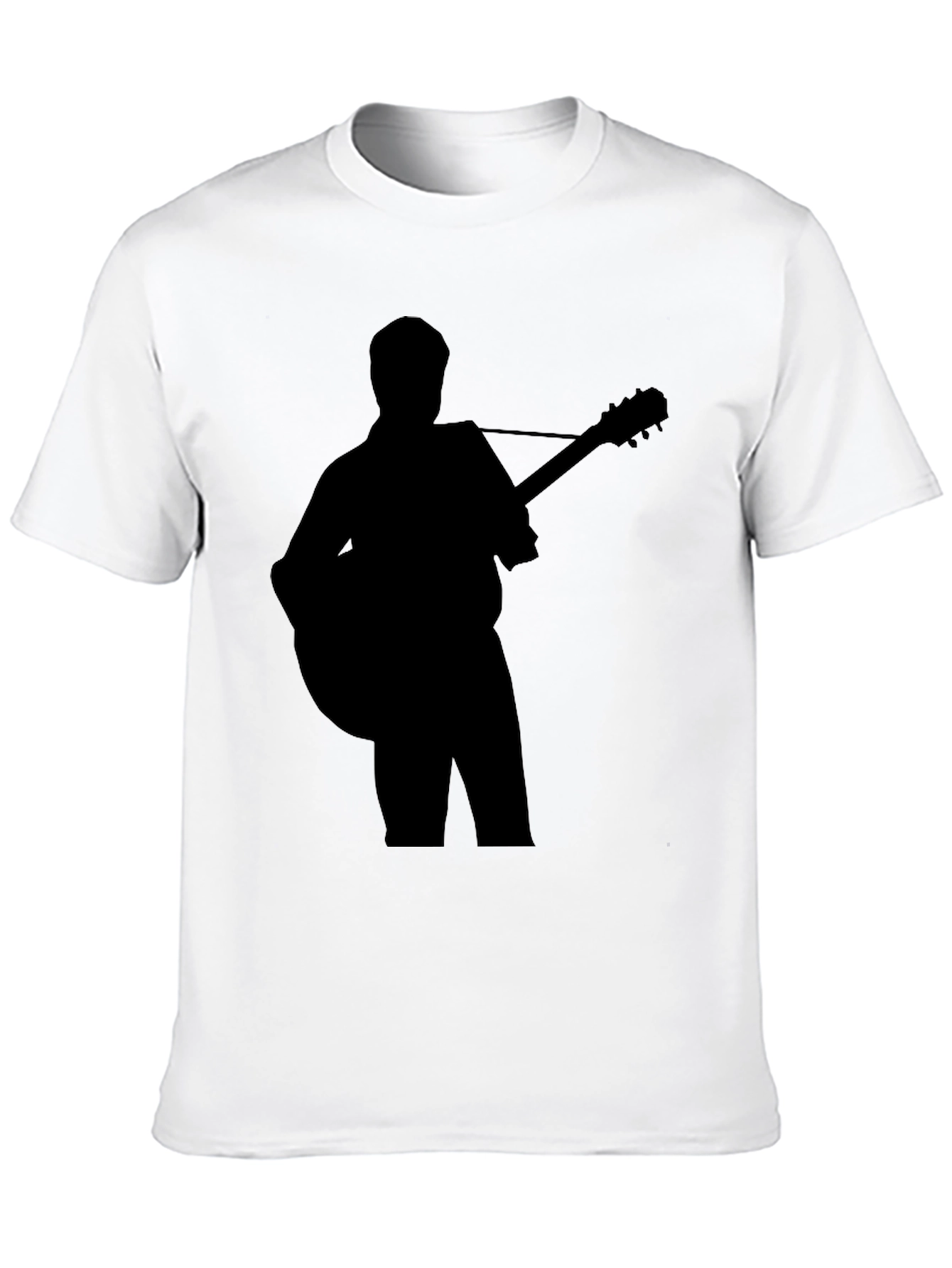 Guitar Player Silhouette Graphic T-Shirt
