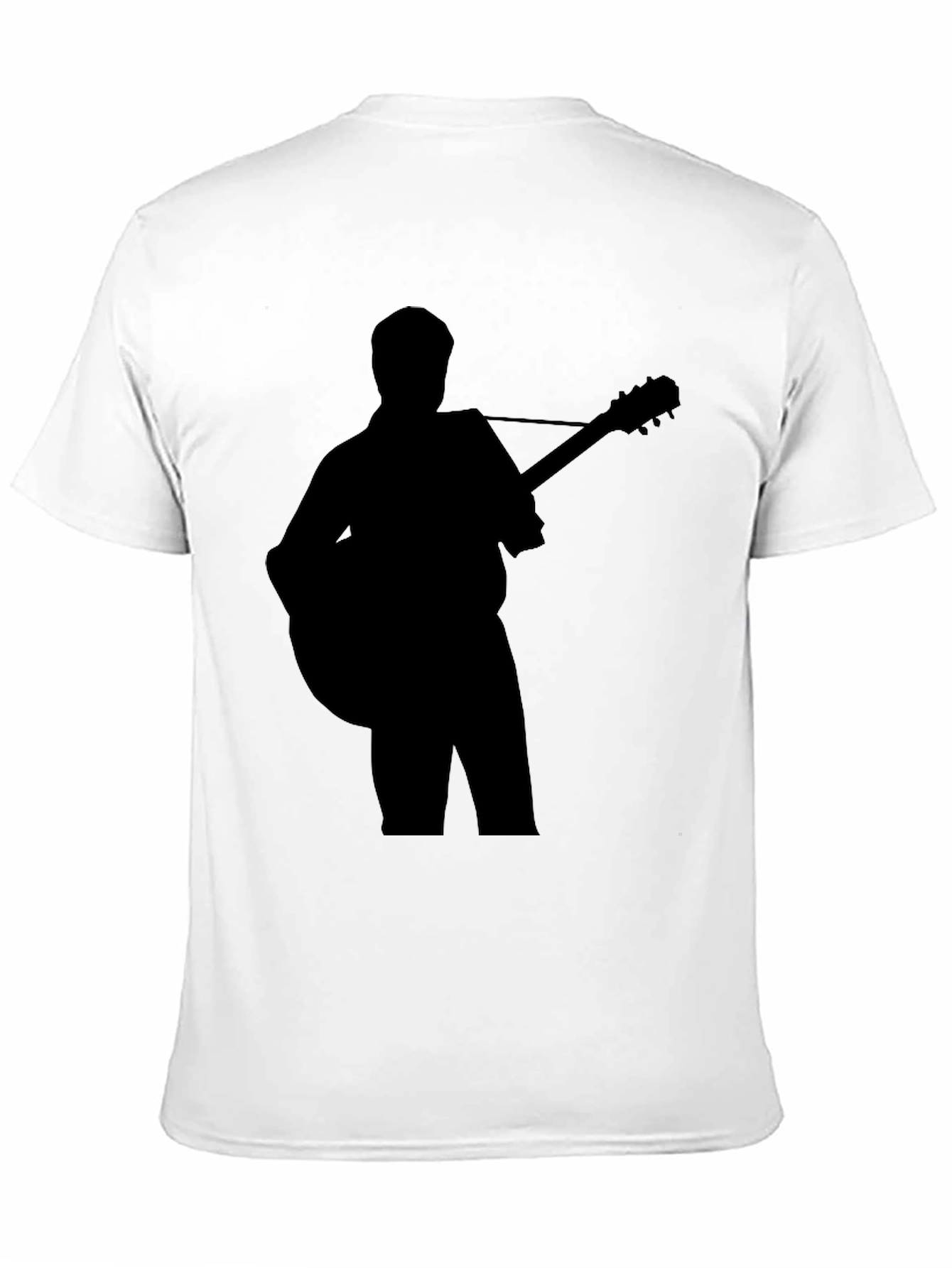 Guitar Player Silhouette Graphic T-Shirt