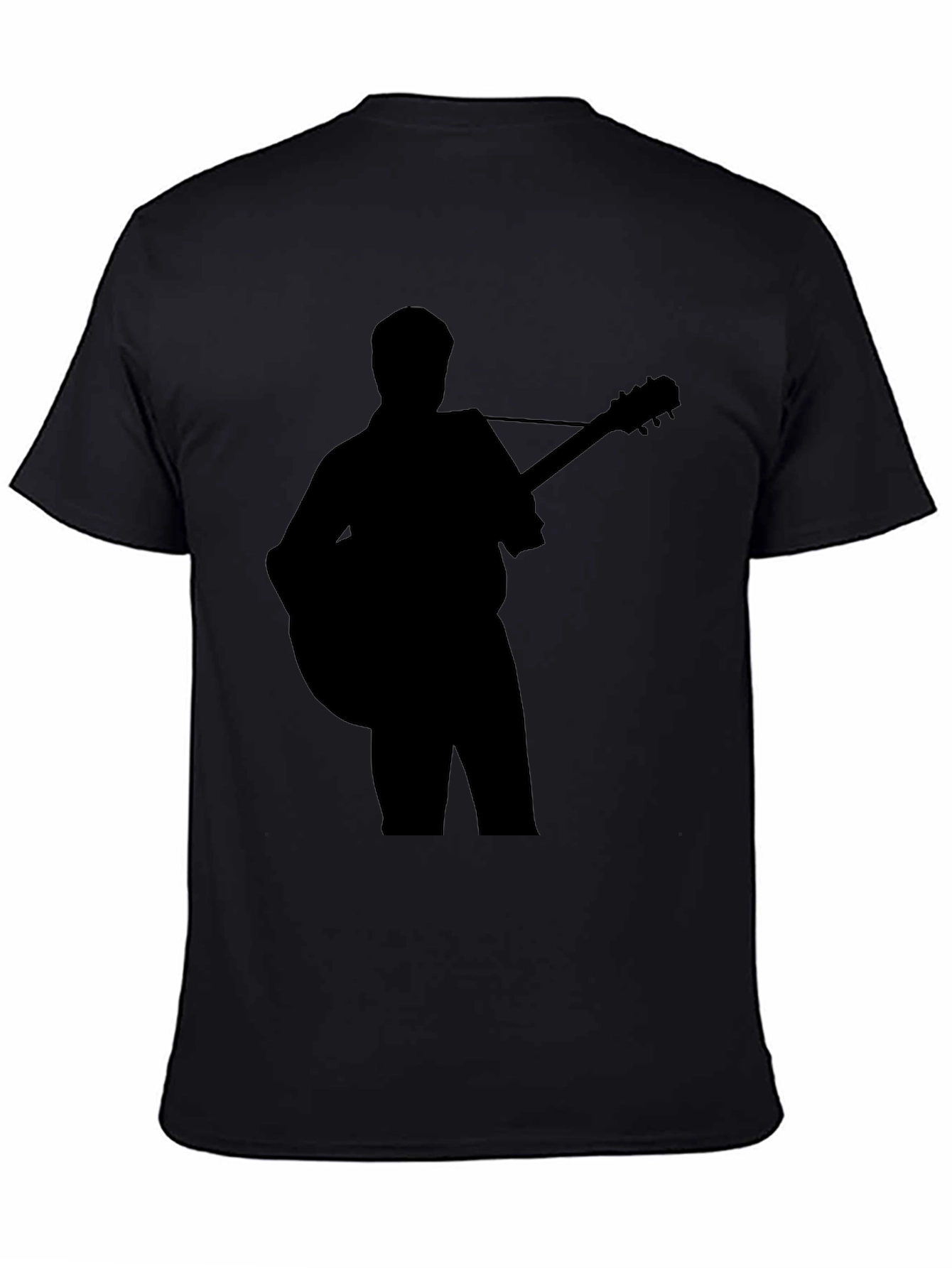 Guitar Player Silhouette Graphic T-Shirt