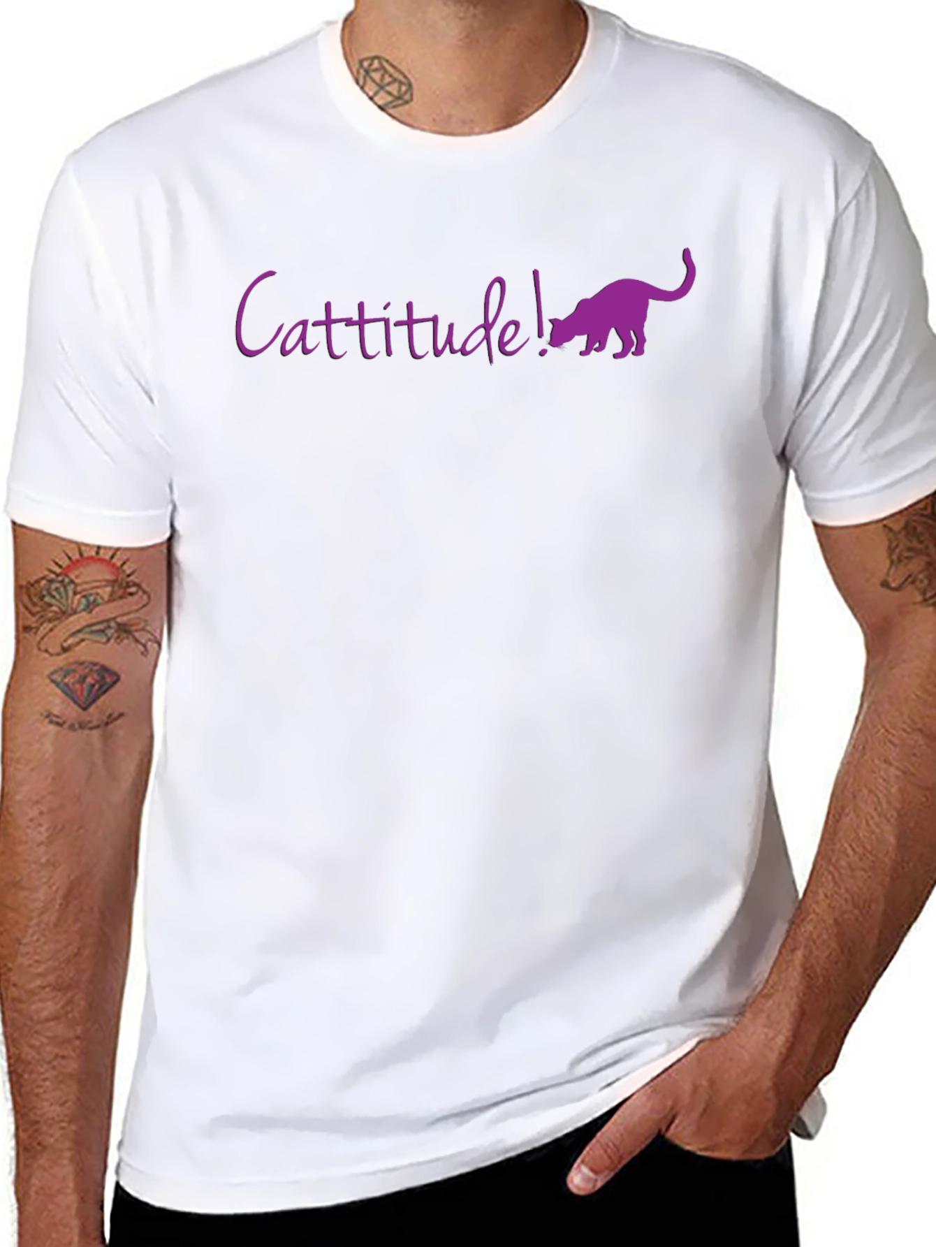 Cattitude T-Shirt - Cat Lover Tee