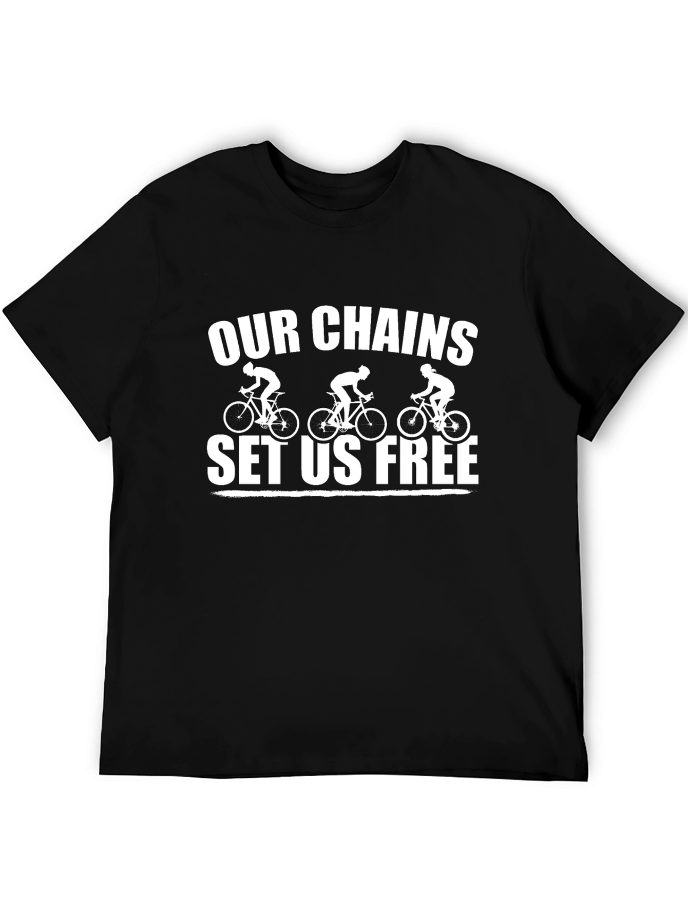 Our Chains Set Us Free Cycling Graphic Tee