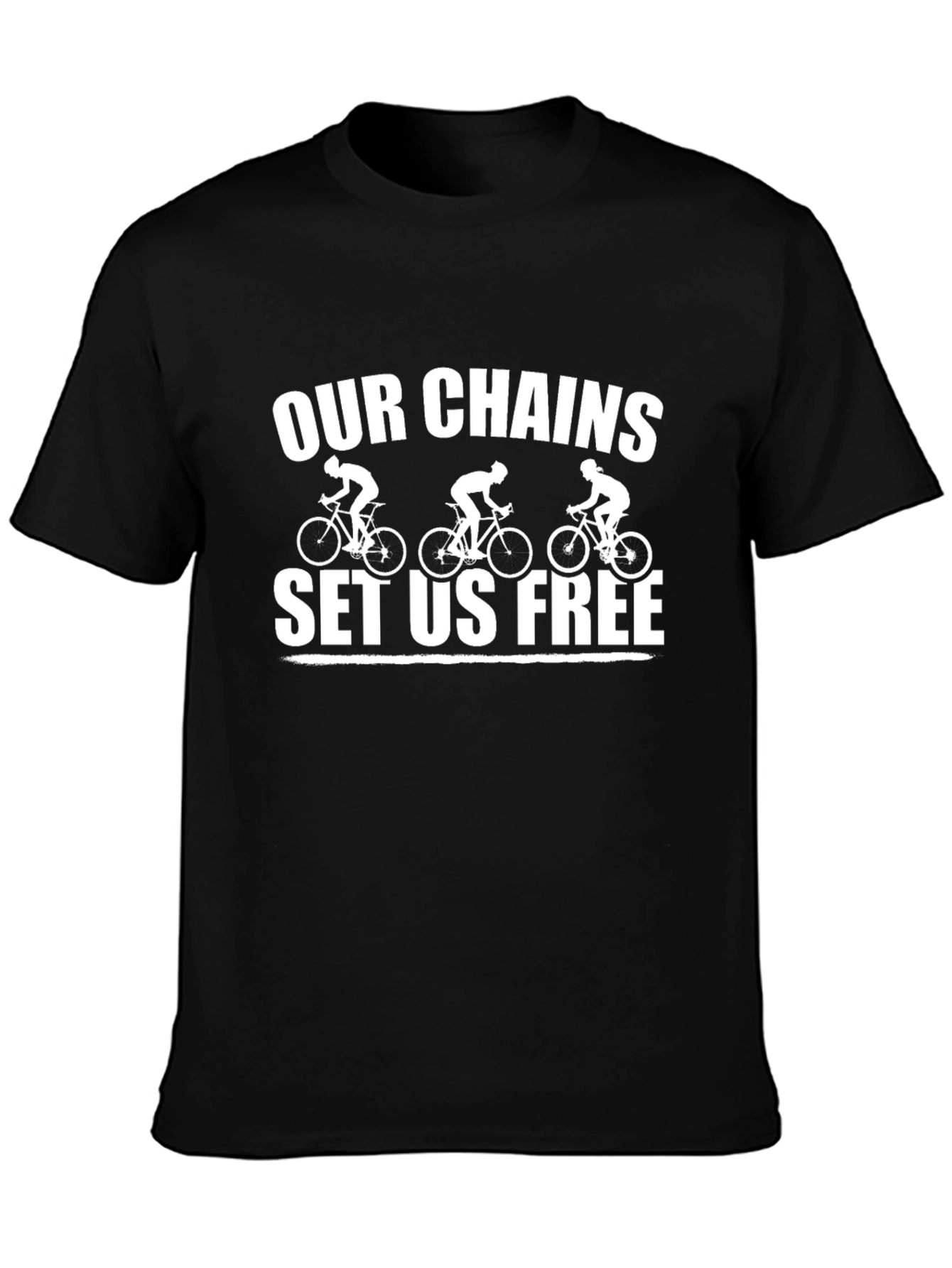 Our Chains Set Us Free Cycling Graphic Tee