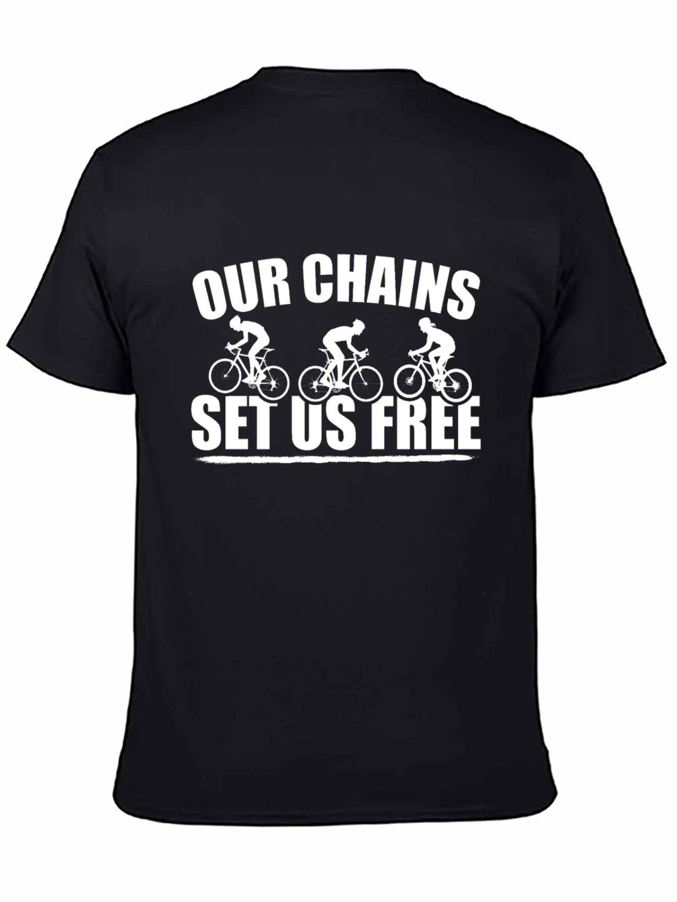 Our Chains Set Us Free Cycling Graphic Tee