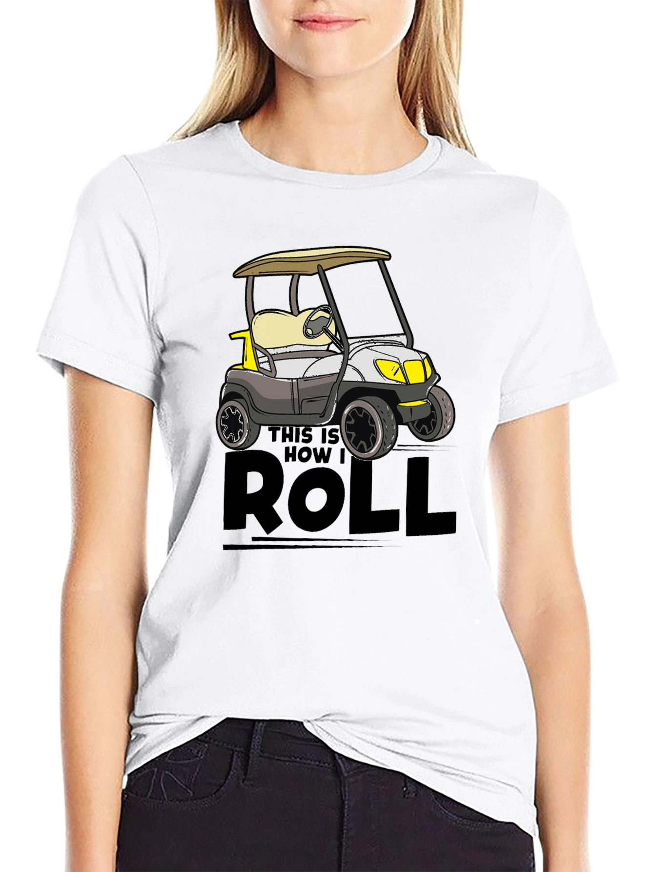 This Is How I Roll Golf Cart Tee