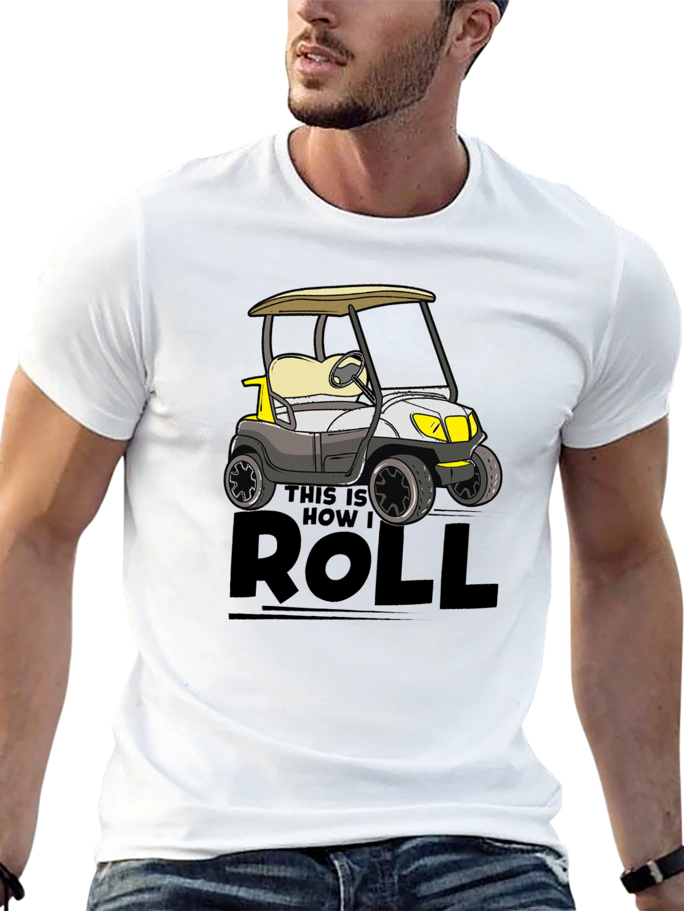 This Is How I Roll Golf Cart Tee