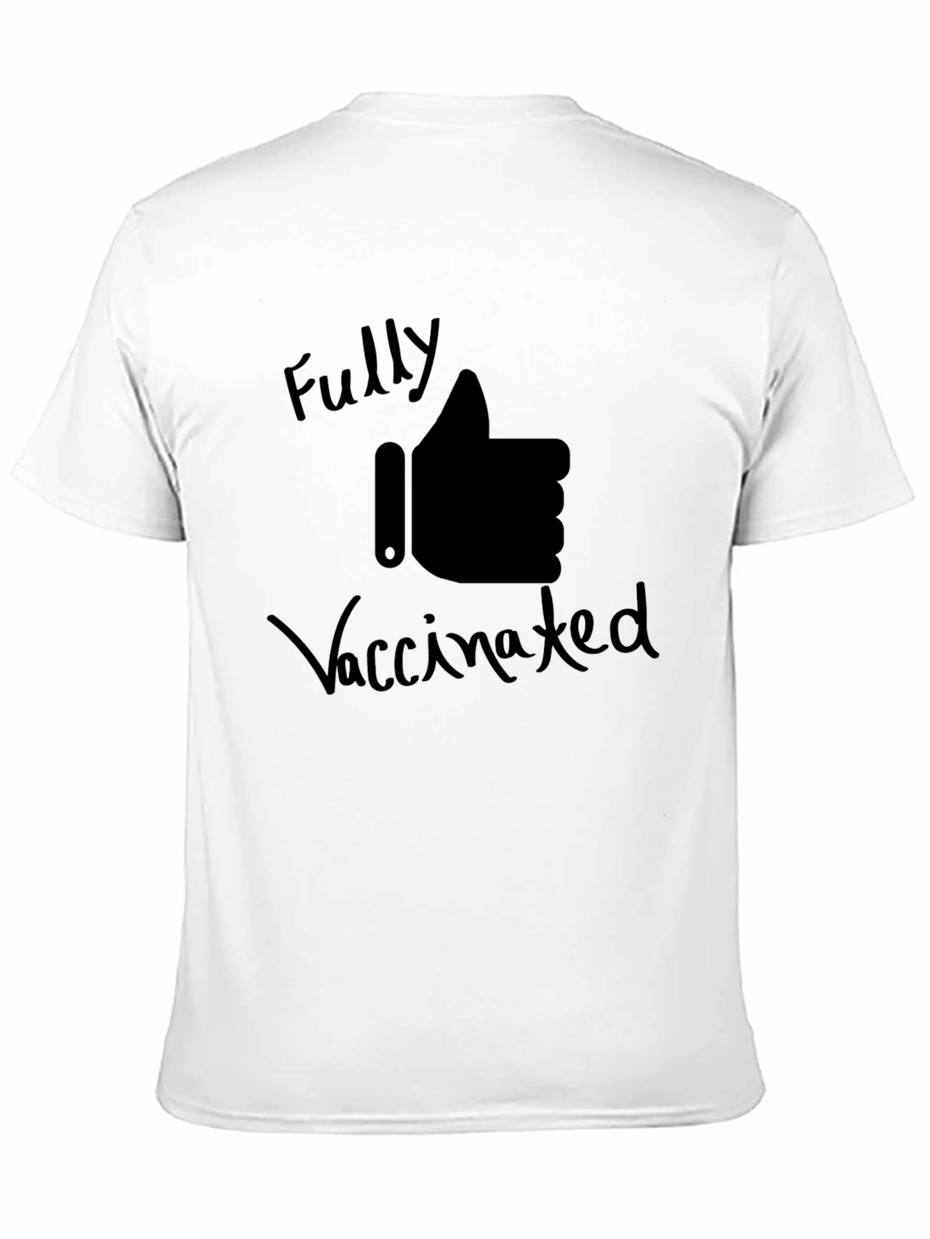 Fully Vaccinated Graphic Tee - Black