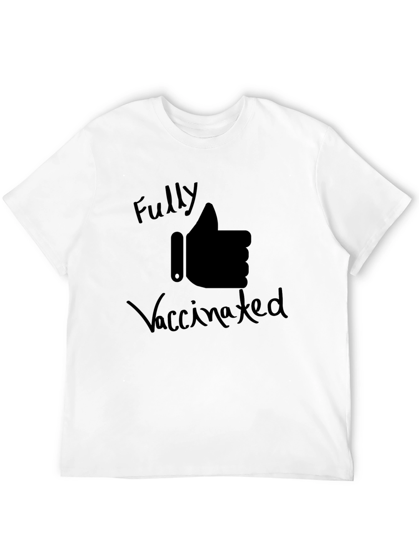 Fully Vaccinated Graphic Tee - Black