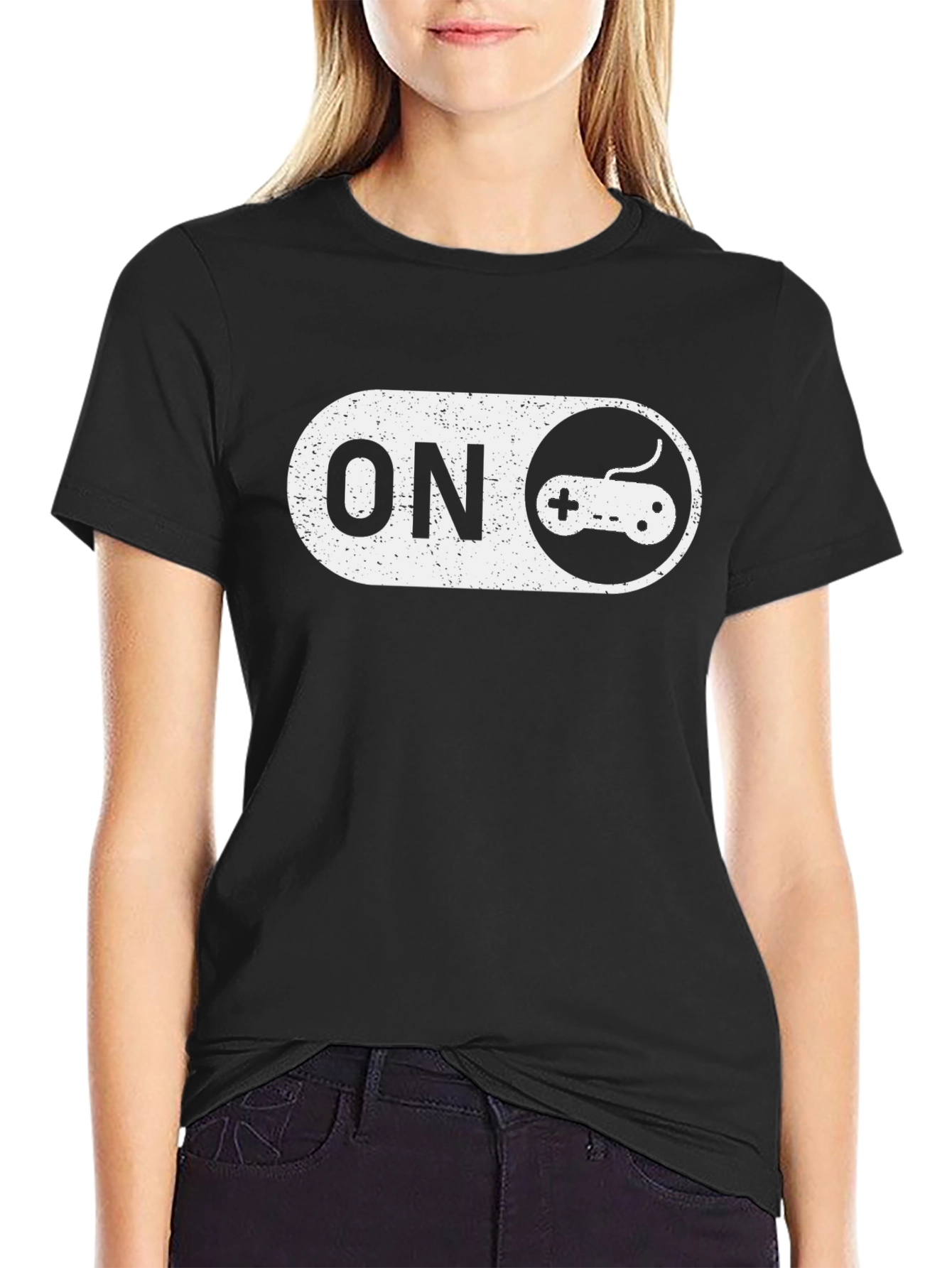 Gamer Mode ON Black T-Shirt