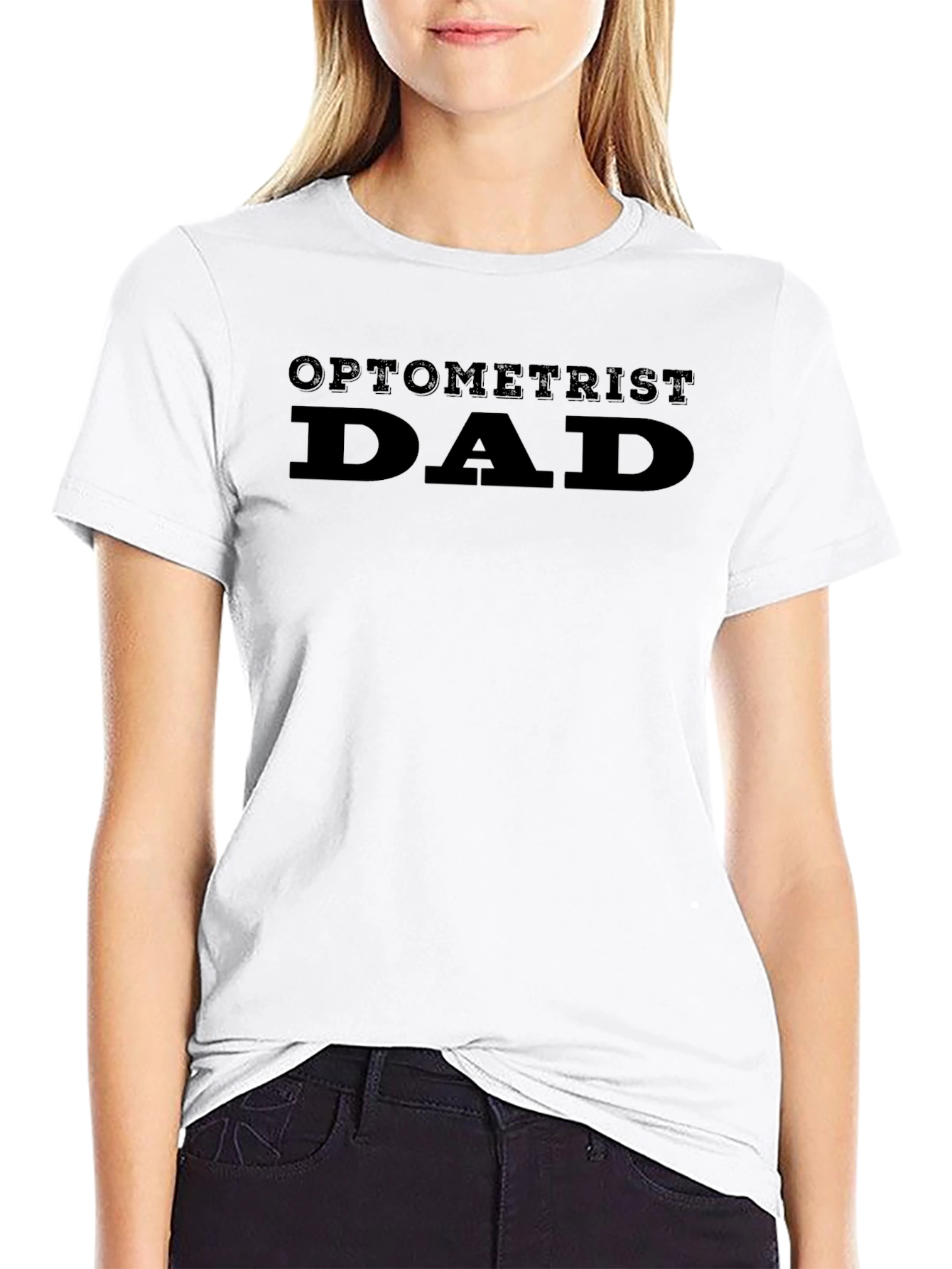 Optometrist Dad T-Shirt - Black