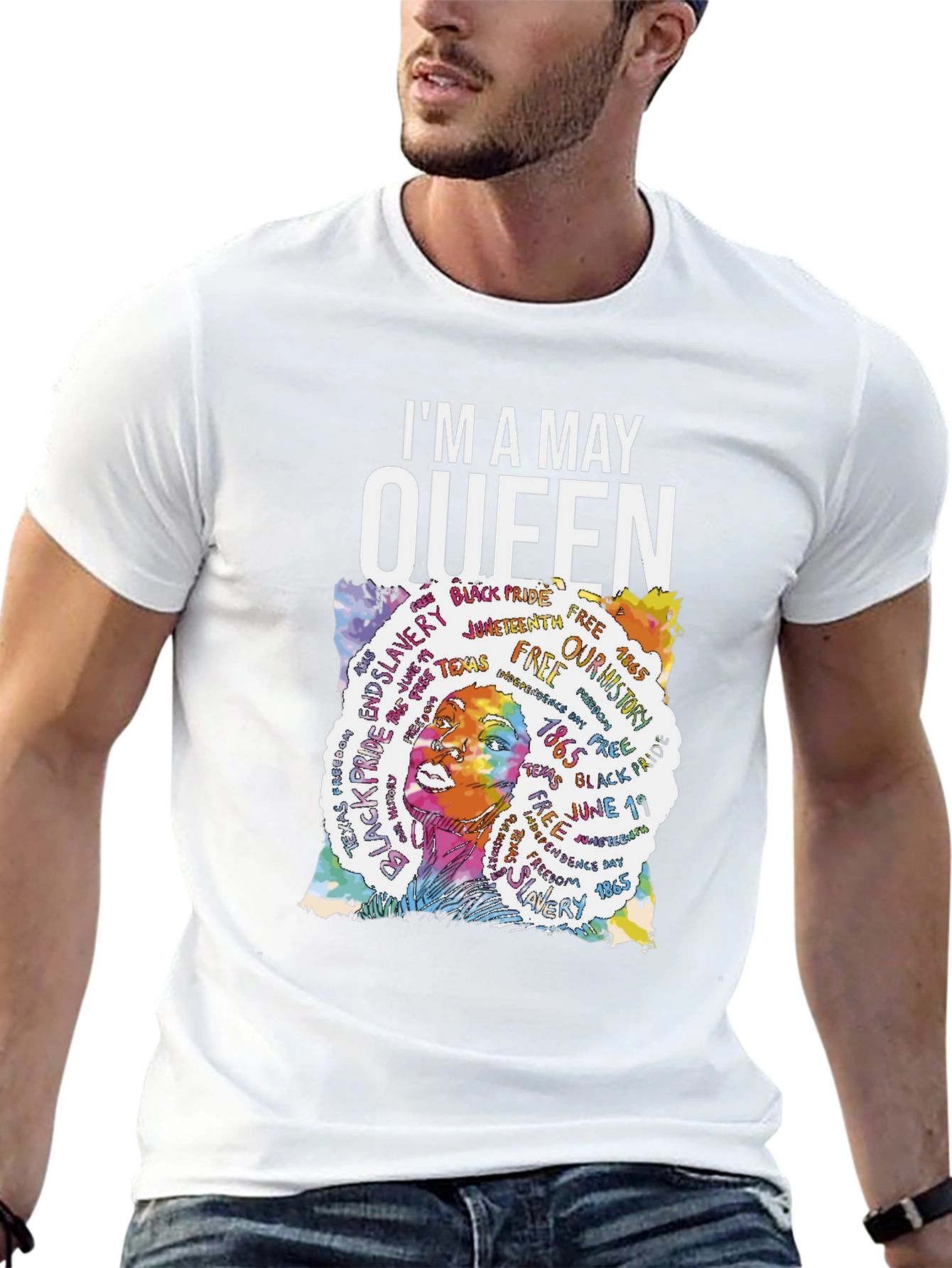 Im A May Queen T-Shirt Black Pride Freedom