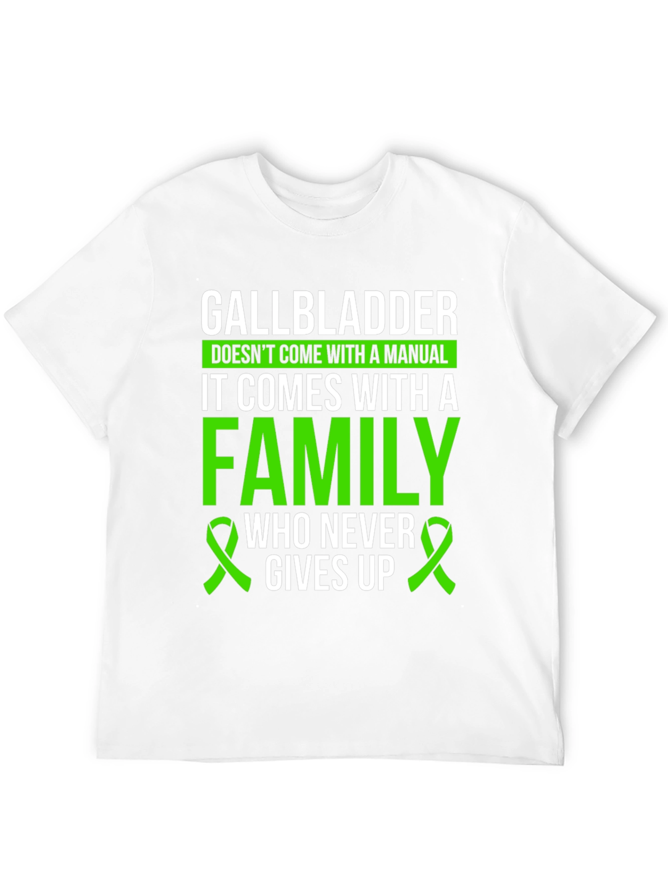 Gallbladder Cancer Awareness T-Shirt - Family Support