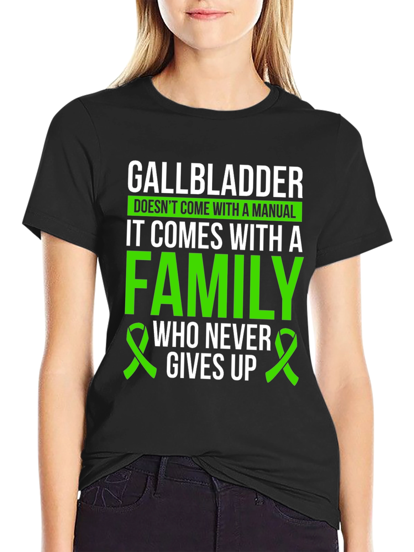 Gallbladder Cancer Awareness T-Shirt - Family Support