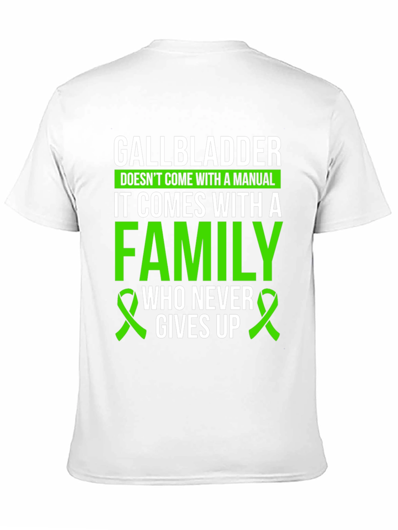 Gallbladder Cancer Awareness T-Shirt - Family Support