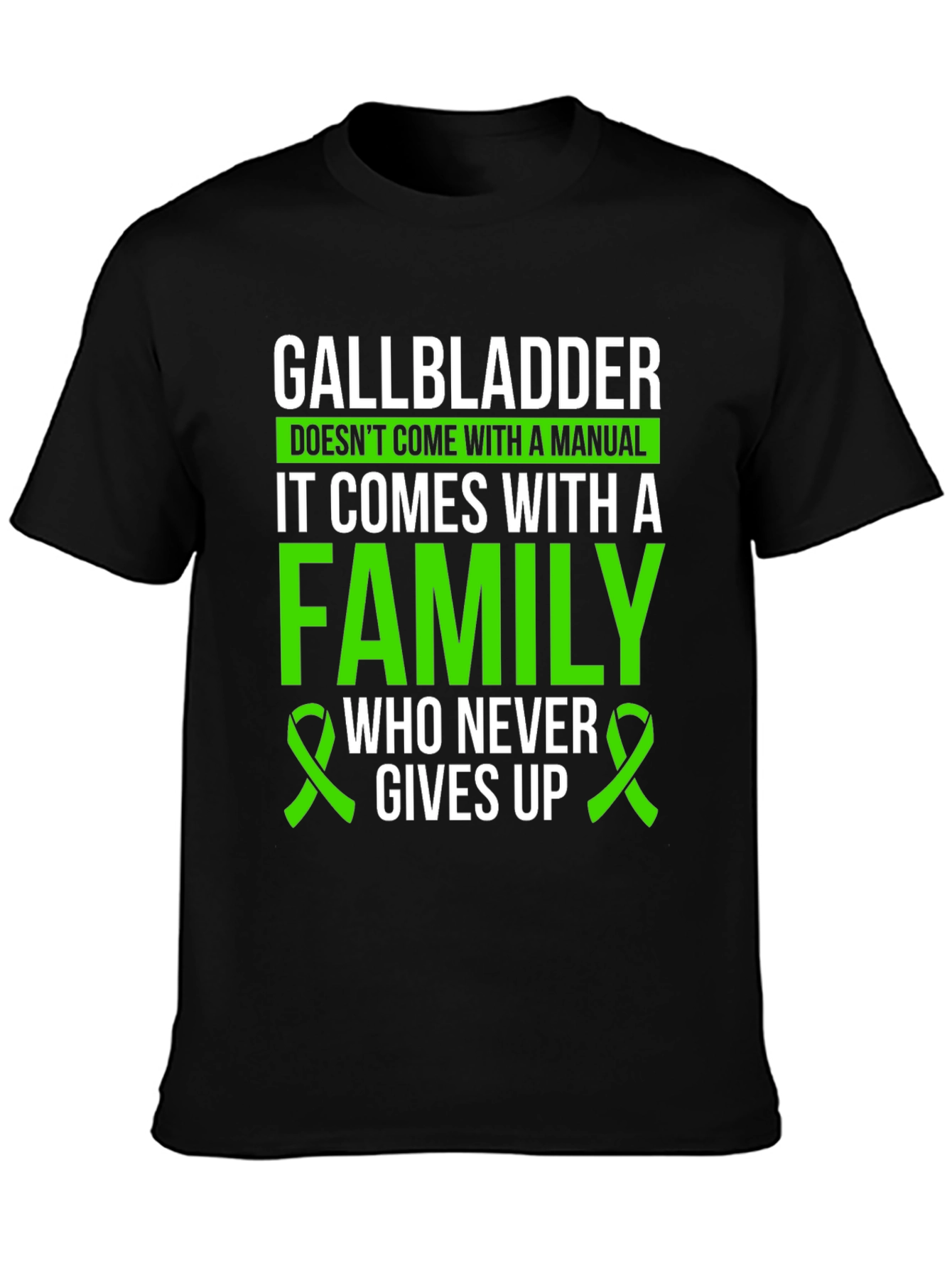 Gallbladder Cancer Awareness T-Shirt - Family Support