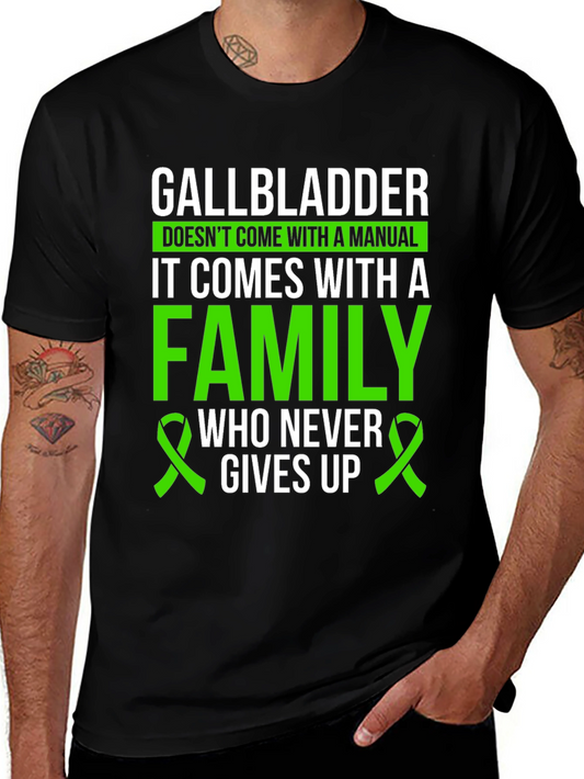Gallbladder Cancer Awareness T-Shirt - Family Support