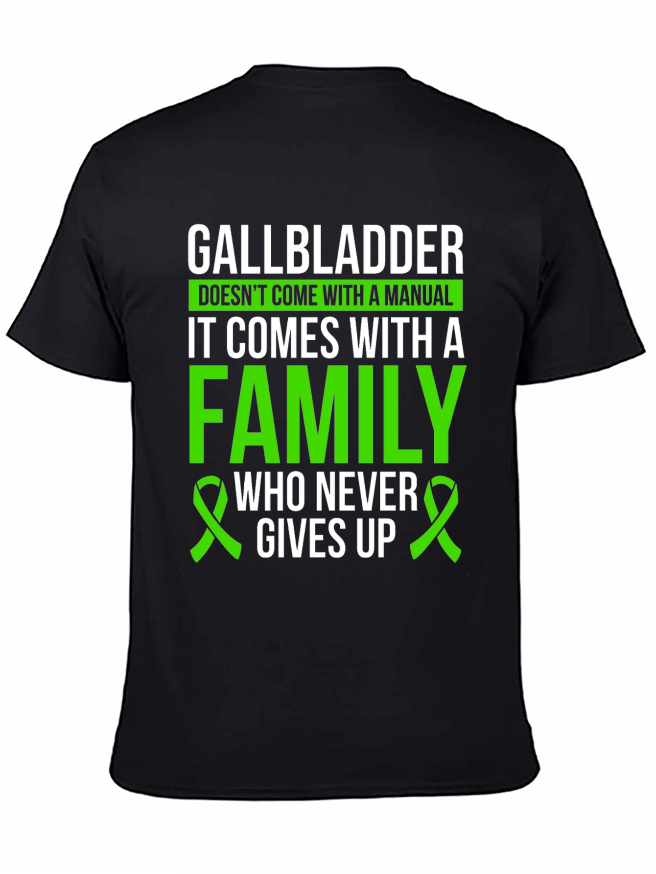 Gallbladder Cancer Awareness T-Shirt - Family Support