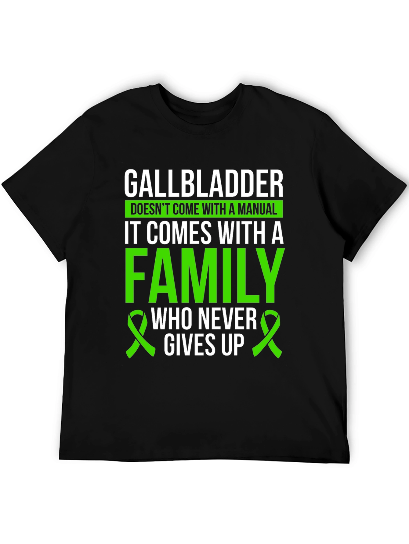 Gallbladder Cancer Awareness T-Shirt - Family Support