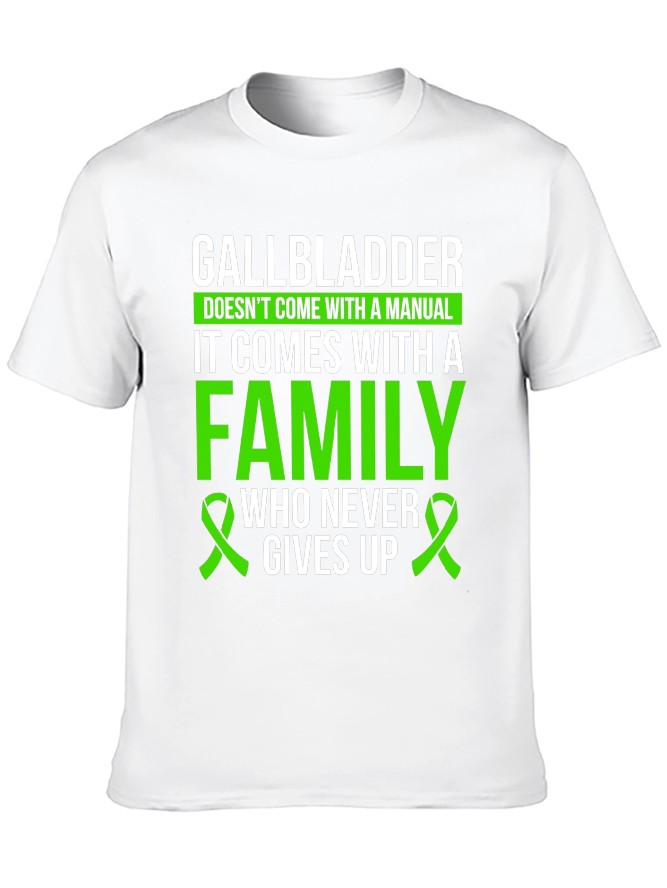 Gallbladder Cancer Awareness T-Shirt - Family Support
