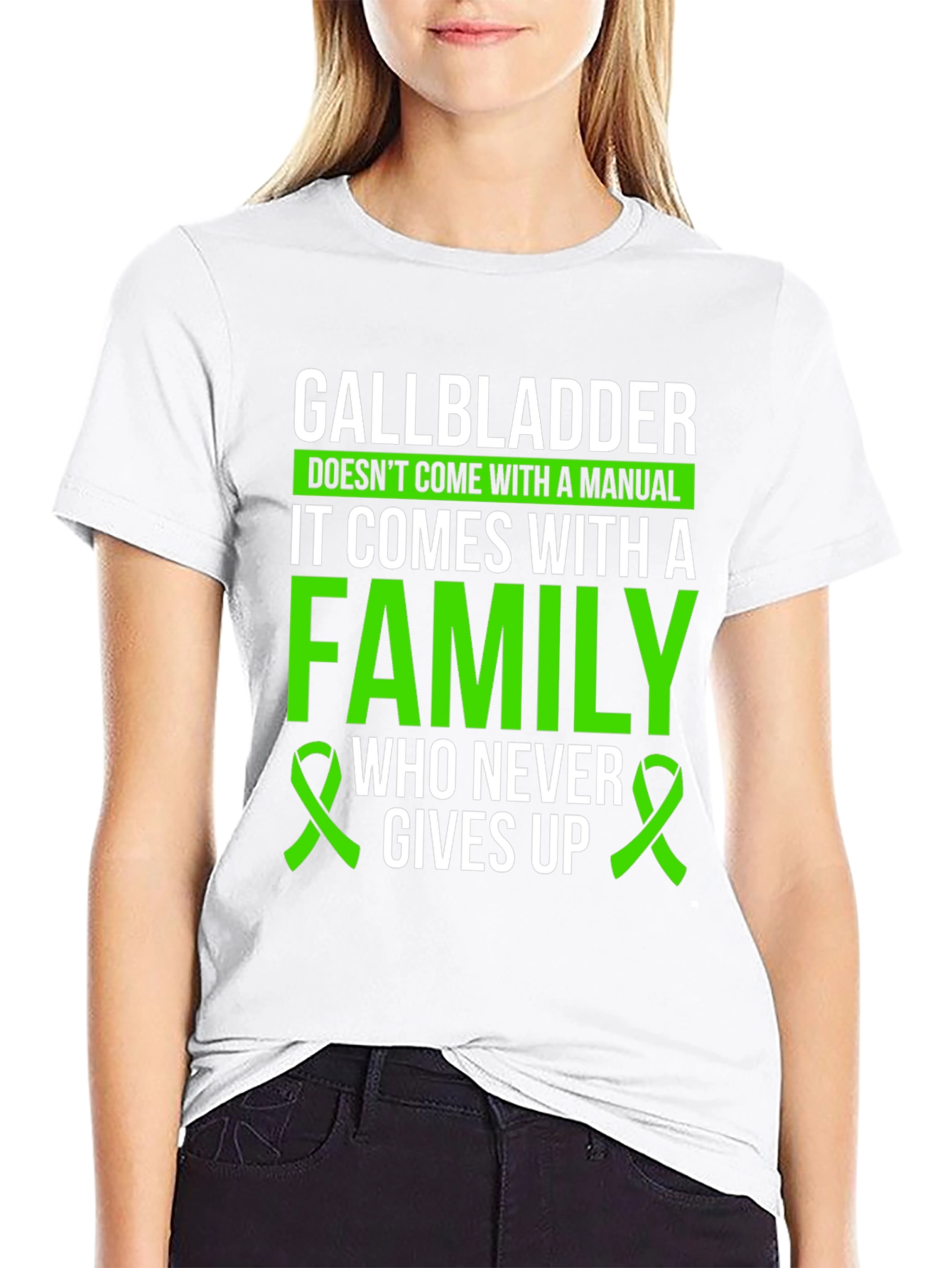 Gallbladder Cancer Awareness T-Shirt - Family Support