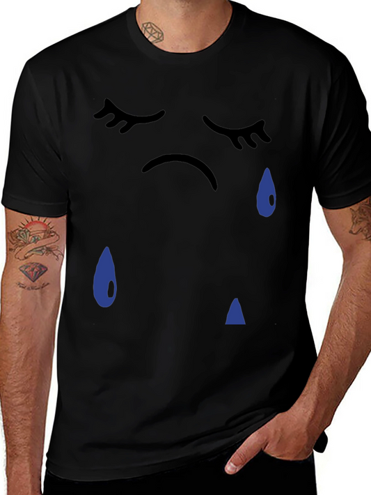 Sad Emoji Graphic T-Shirt