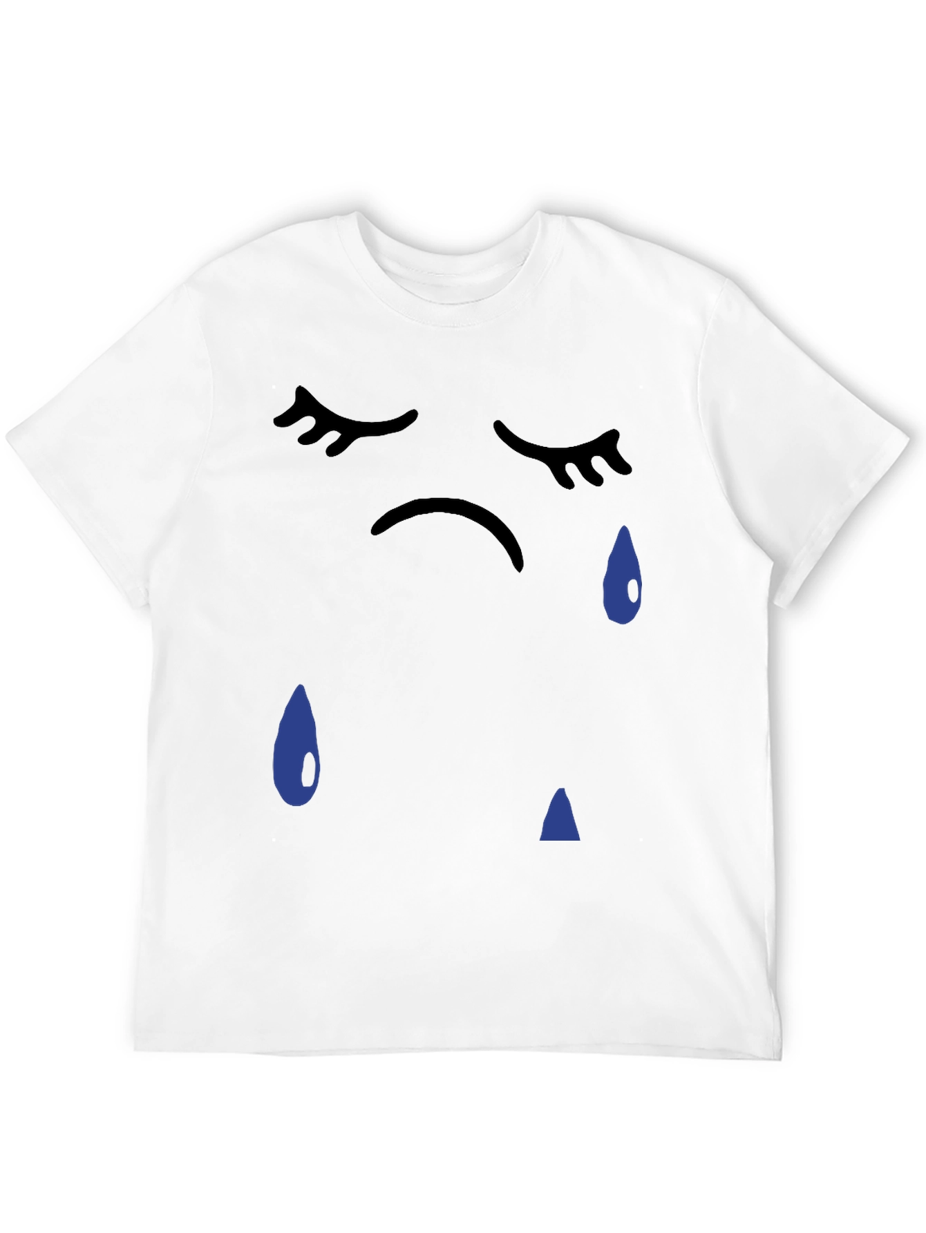 Sad Emoji Graphic T-Shirt
