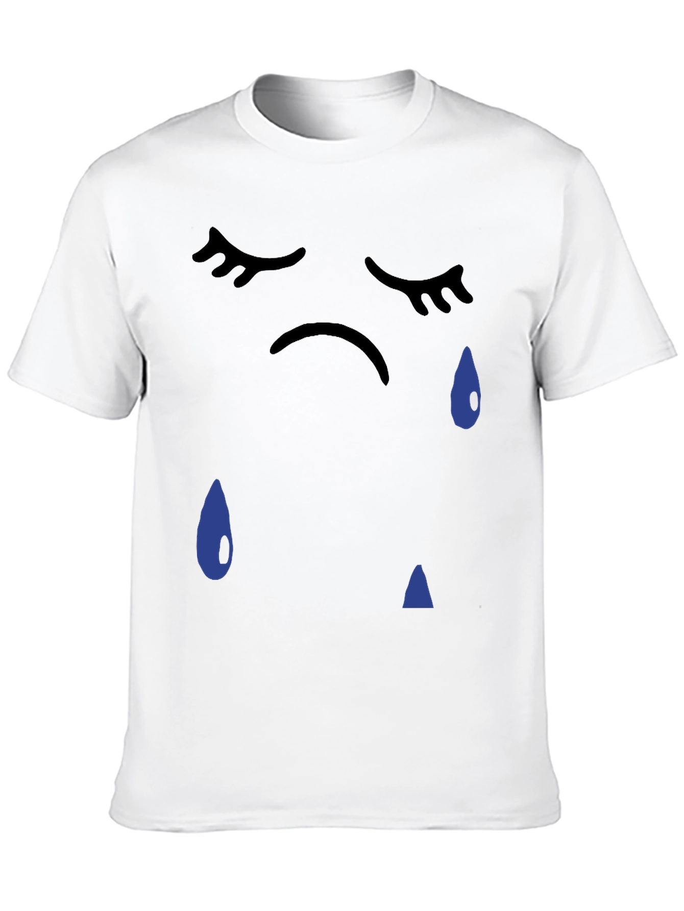 Sad Emoji Graphic T-Shirt