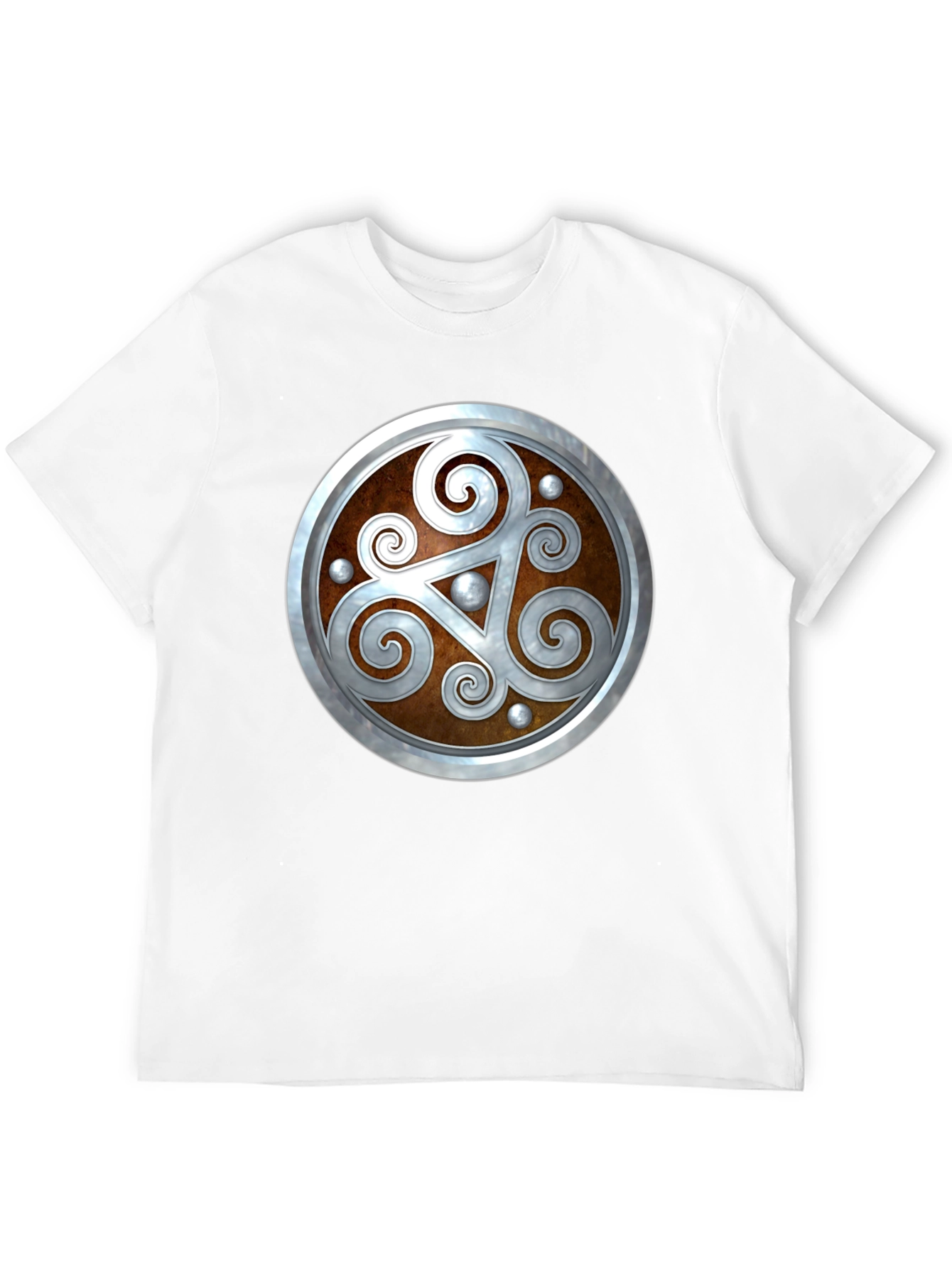 Celtic Shield T-Shirt - Black Cotton Blend