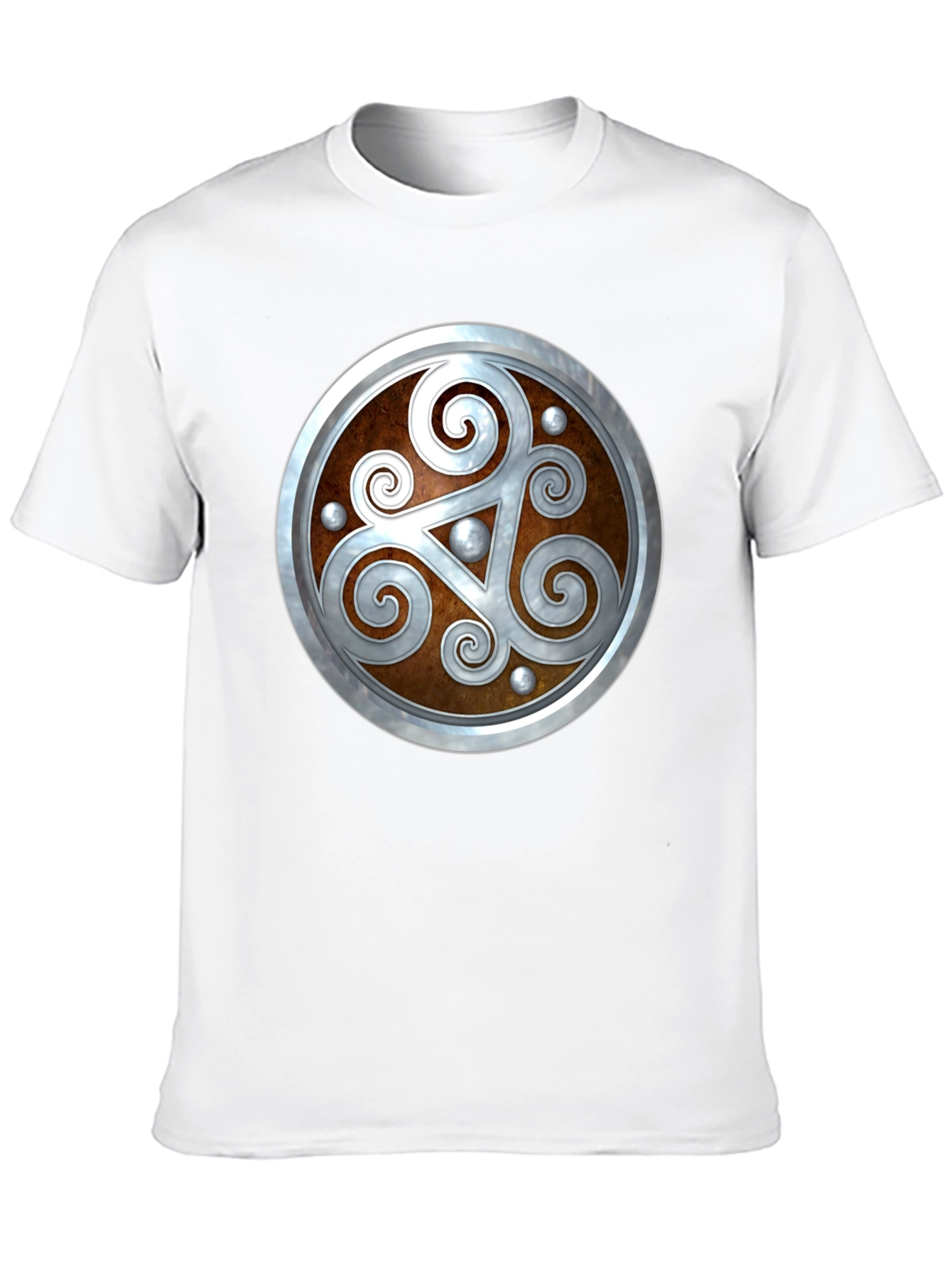 Celtic Shield T-Shirt - Black Cotton Blend
