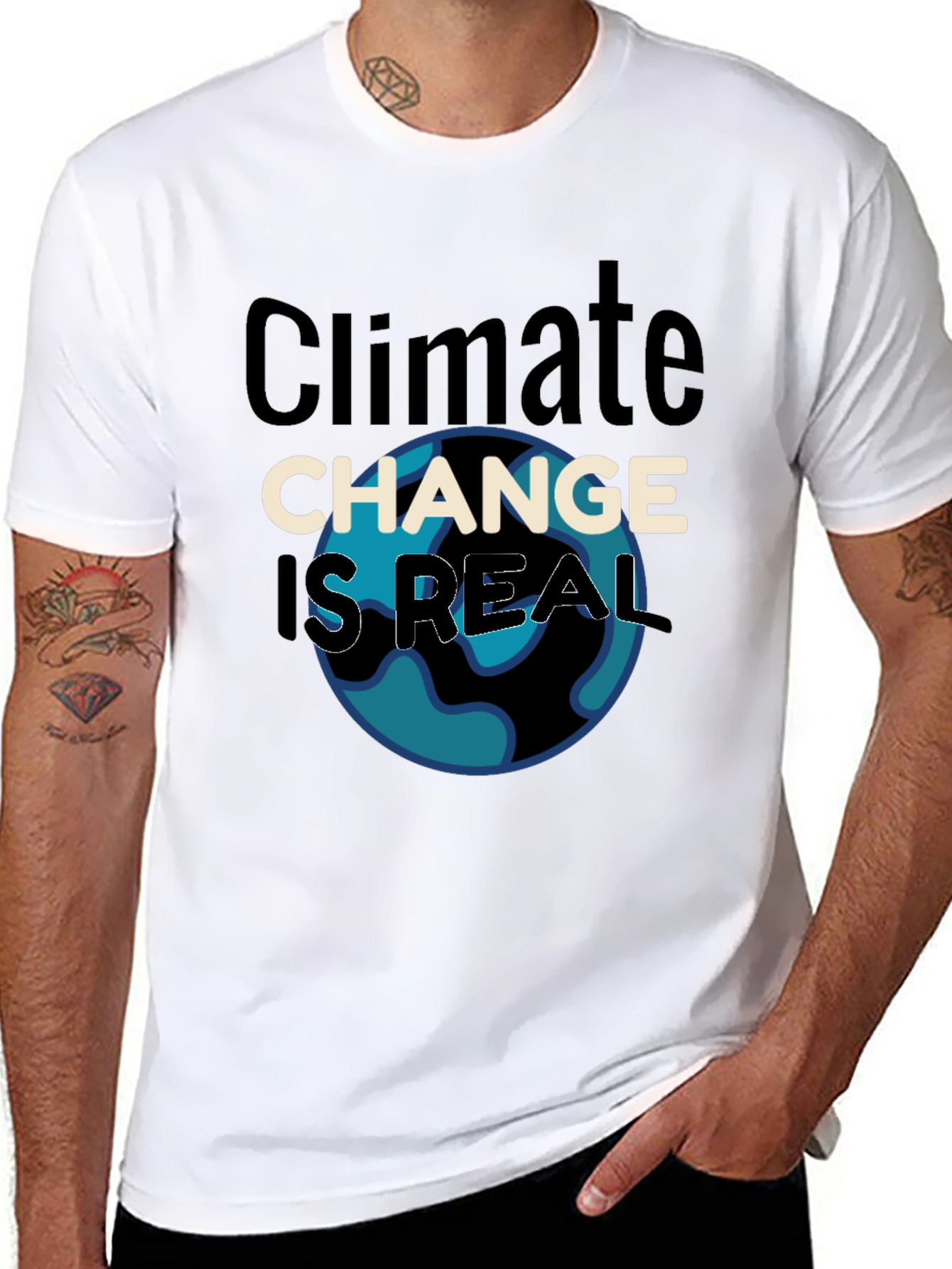 Climate Change is Real Graphic T-Shirt