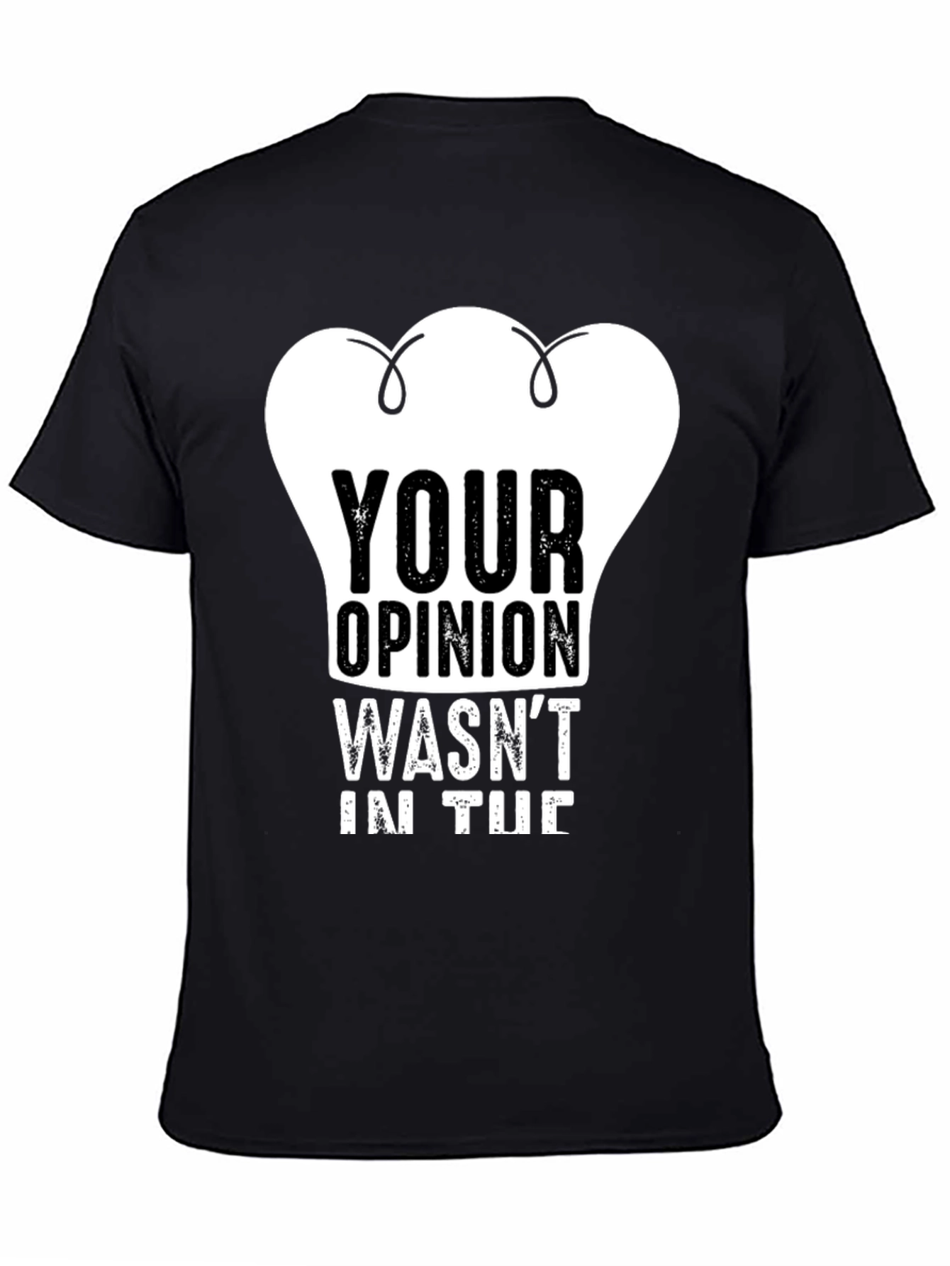 Funny Chef Opinion Graphic T-Shirt