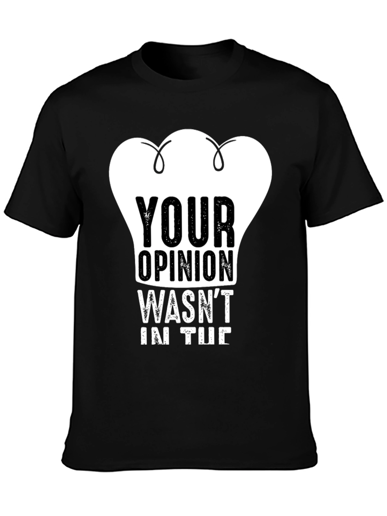 Funny Chef Opinion Graphic T-Shirt