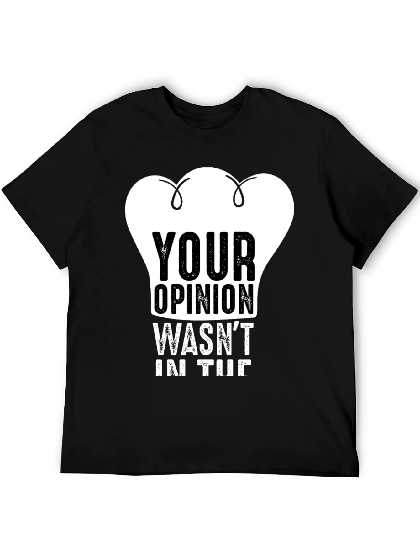 Funny Chef Opinion Graphic T-Shirt