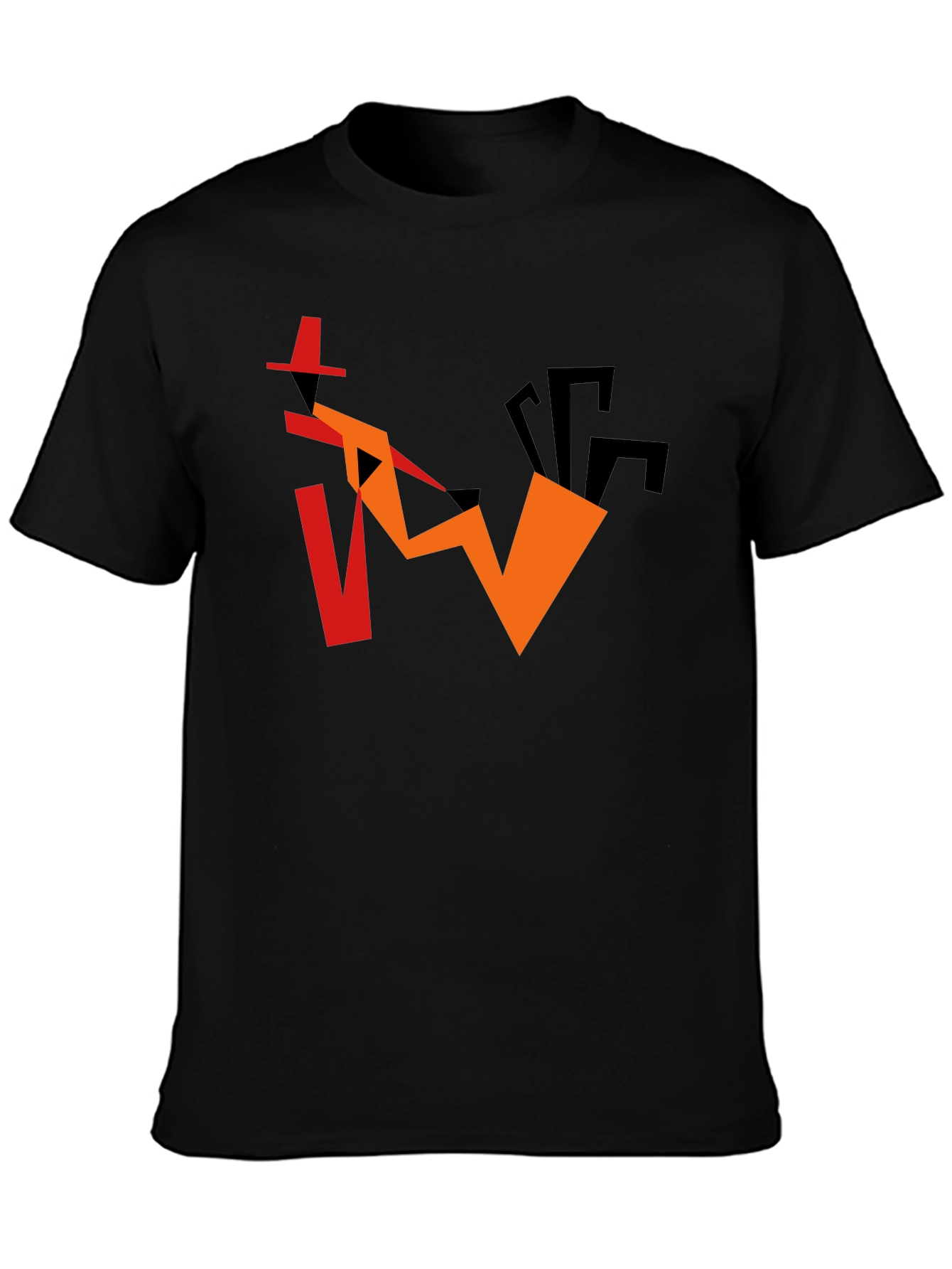 Cool Jazz Musician Graphic Black T-Shirt
